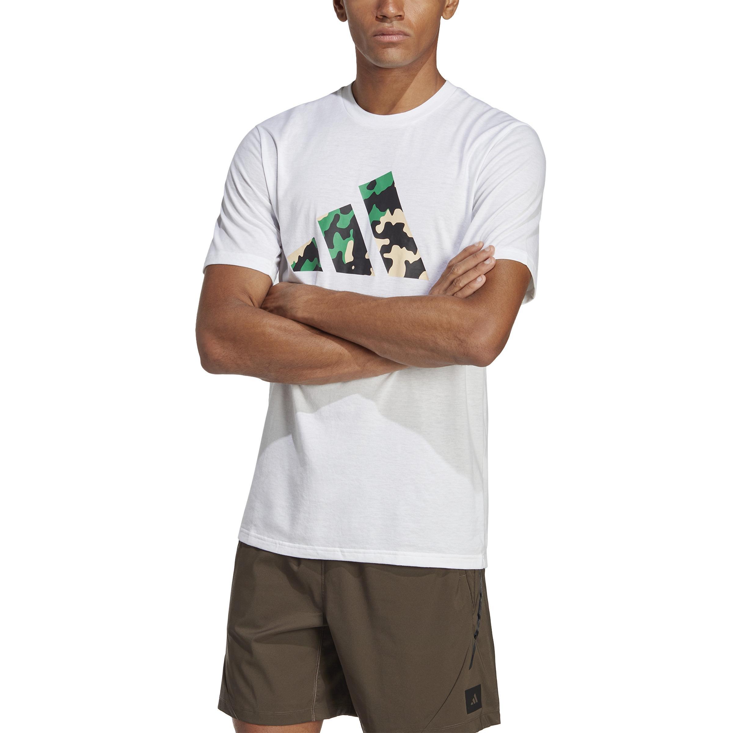 Train Essentials Seasonal Logo Training T-Shirt, White, A901_ONE, large image number 2