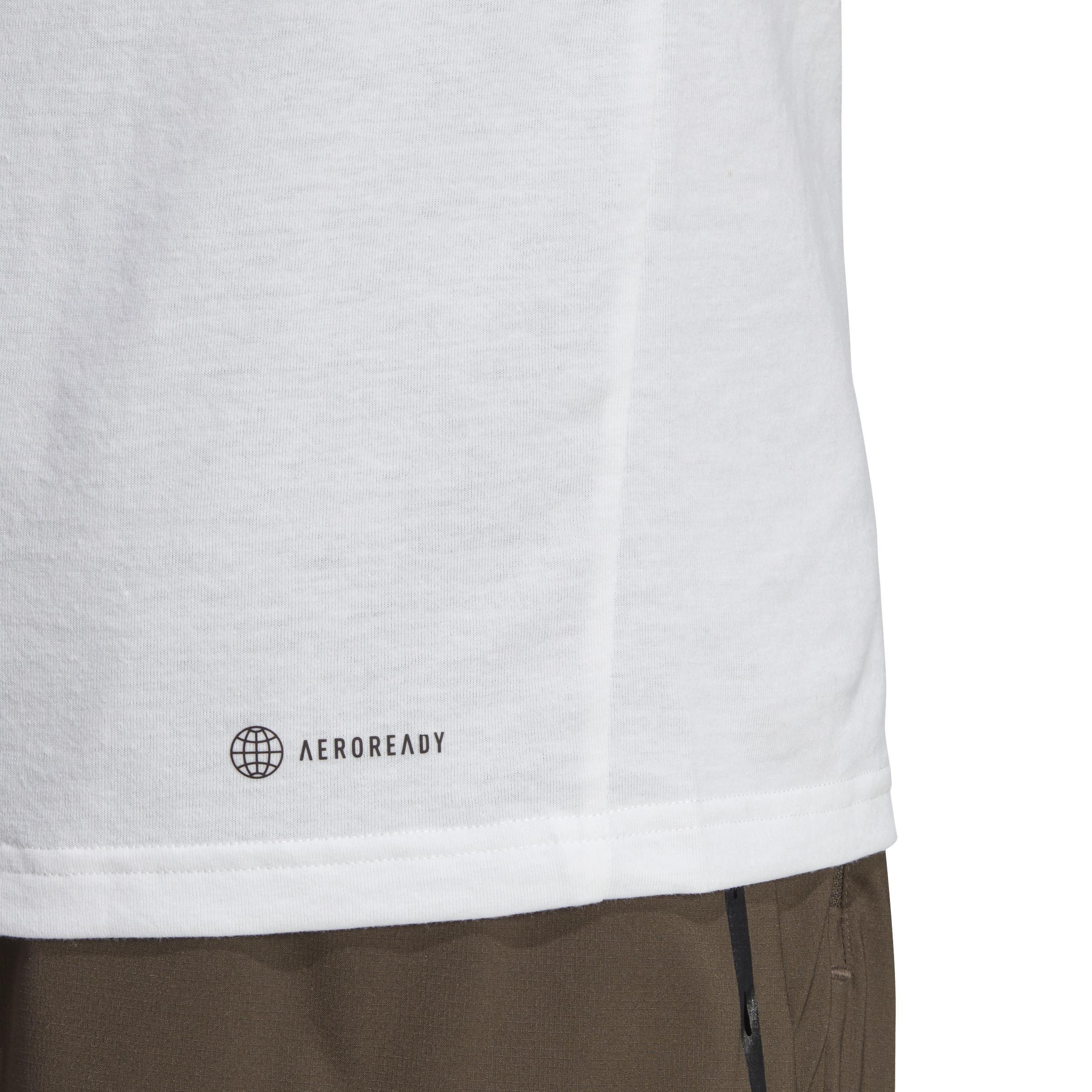 Train Essentials Seasonal Logo Training T-Shirt, White, A901_ONE, large image number 4