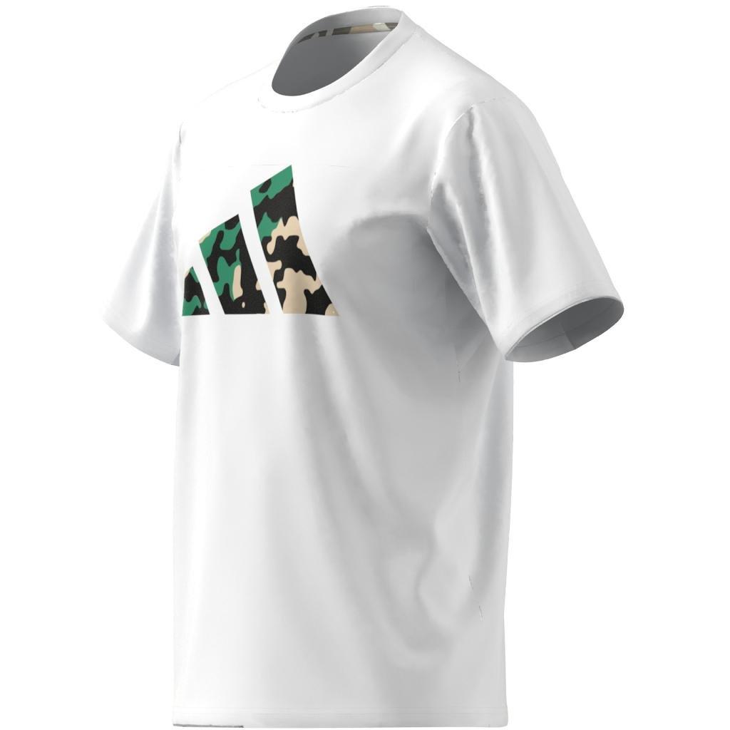 Train Essentials Seasonal Logo Training T-Shirt, White, A901_ONE, large image number 6