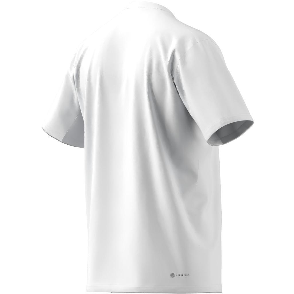 Train Essentials Seasonal Logo Training T-Shirt, White, A901_ONE, large image number 8