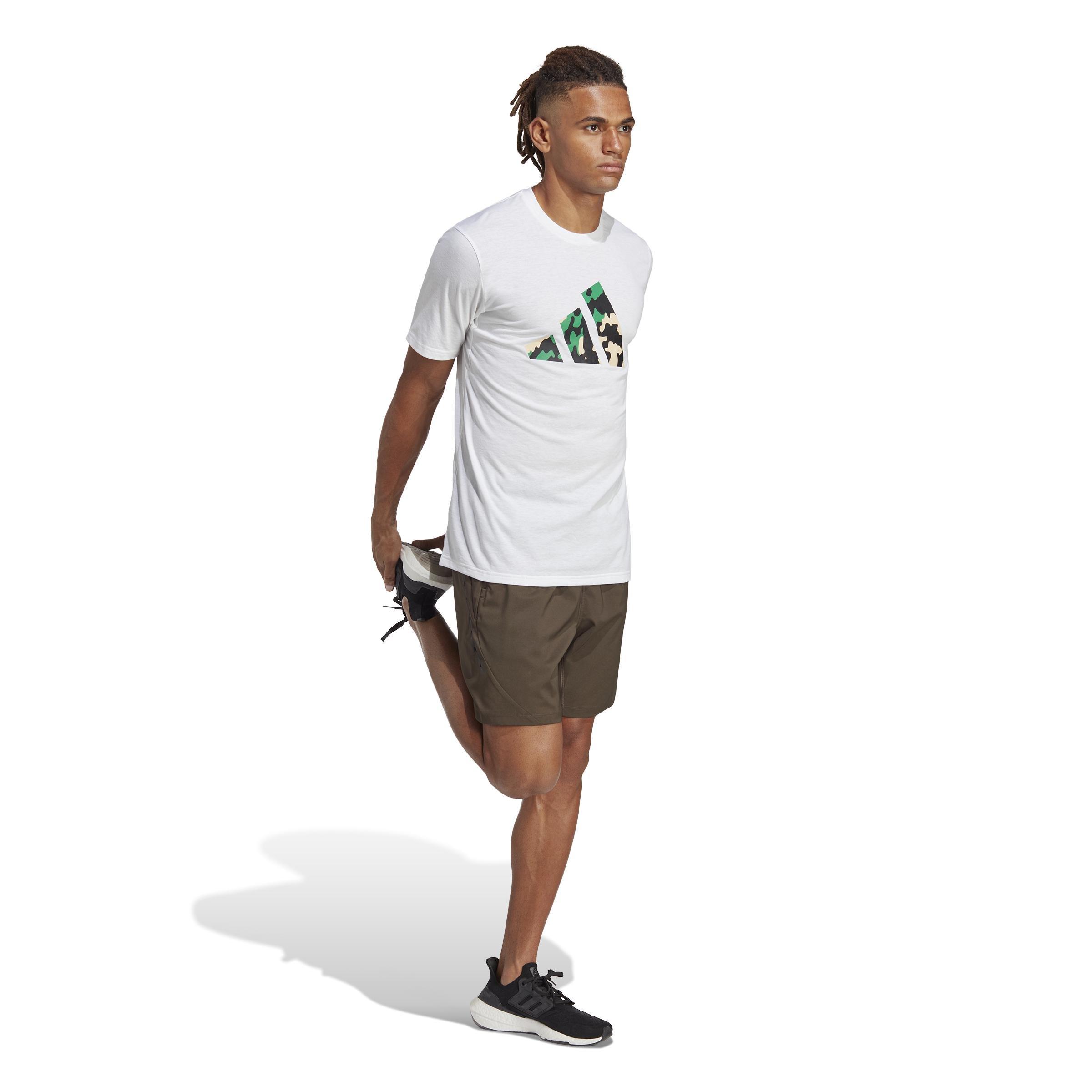 Train Essentials Seasonal Logo Training T-Shirt, White, A901_ONE, large image number 10