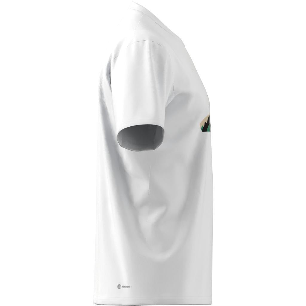 Train Essentials Seasonal Logo Training T-Shirt, White, A901_ONE, large image number 12