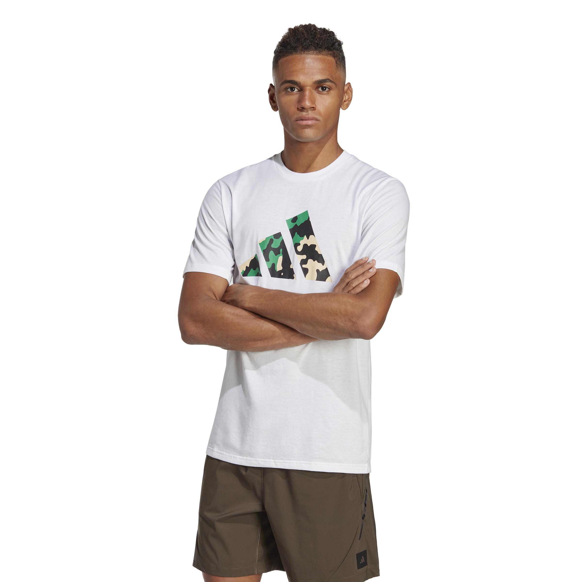 Train Essentials Seasonal Logo Training T-Shirt, White, A901_ONE, large image number 13