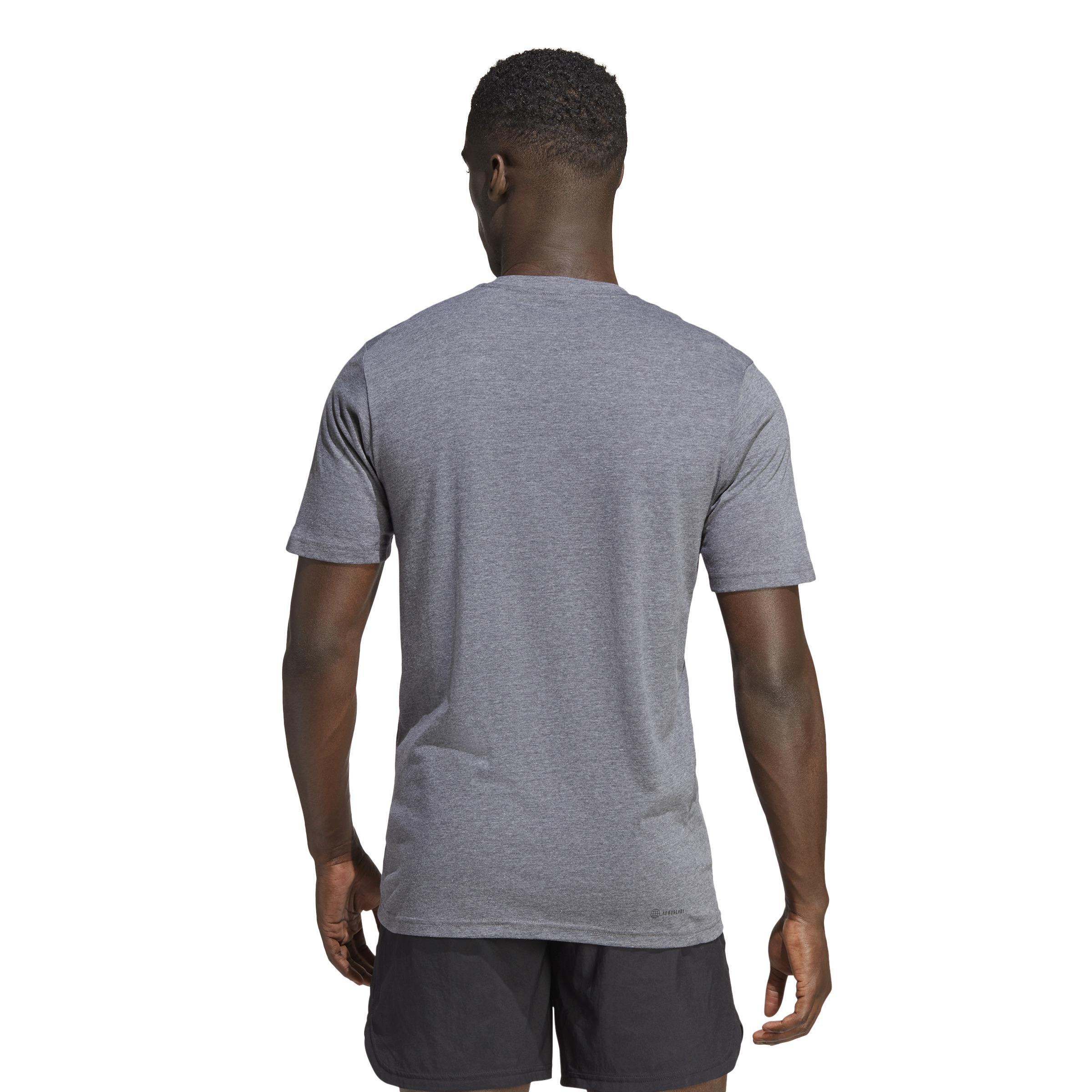 Train Essentials Seasonal Logo Training T-Shirt, Grey, A901_ONE, large image number 3