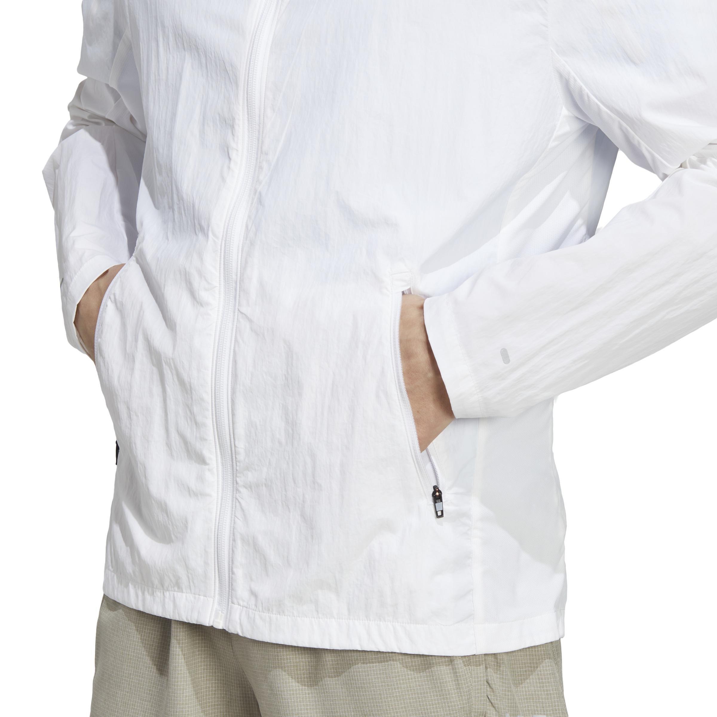 Marathon Warm-Up Jacket, White, A901_ONE, large image number 6