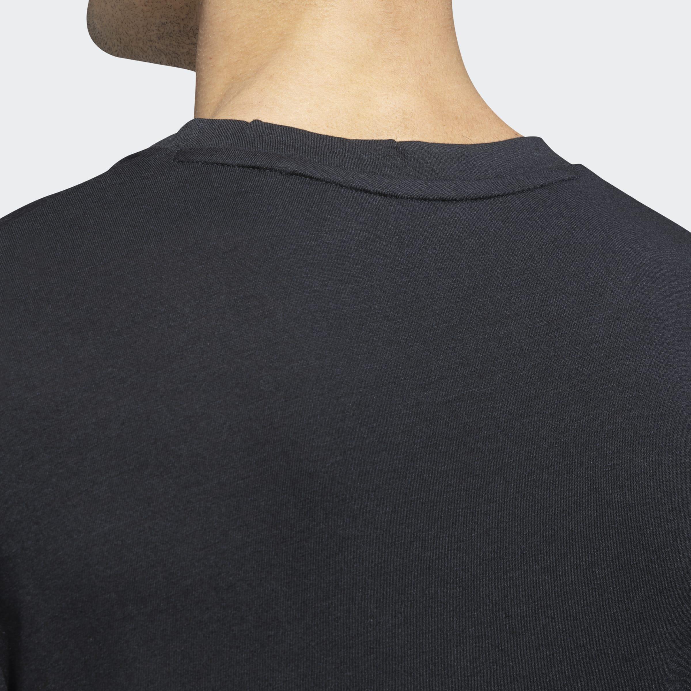 Train Essentials Feelready Logo Training T-Shirt, Black, A901_ONE, large image number 3