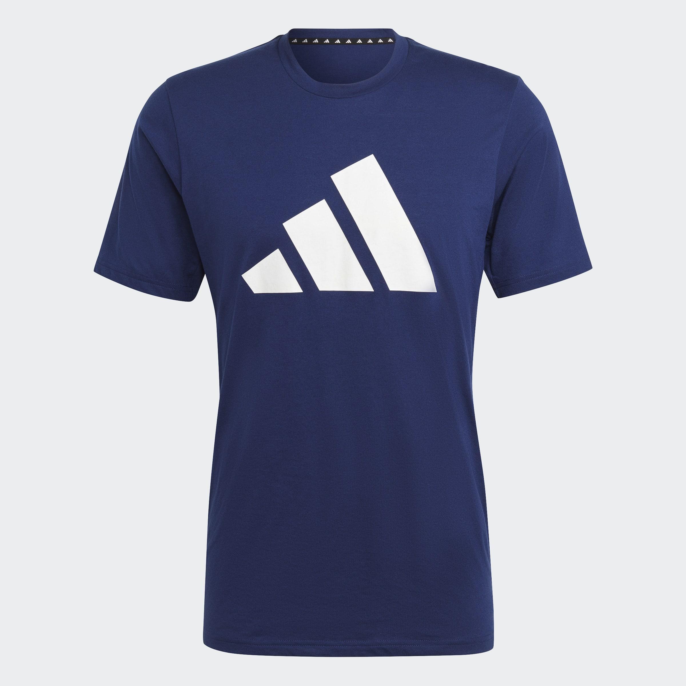 Train Essentials Feelready Logo Training T-Shirt, Blue, A901_ONE, medium
