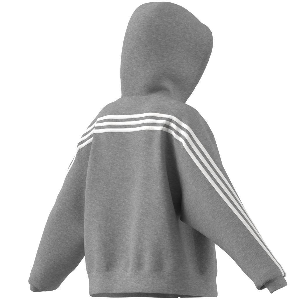 Future Icons 3-Stripes Full-Zip Hoodie, Grey, A901_ONE, large image number 3