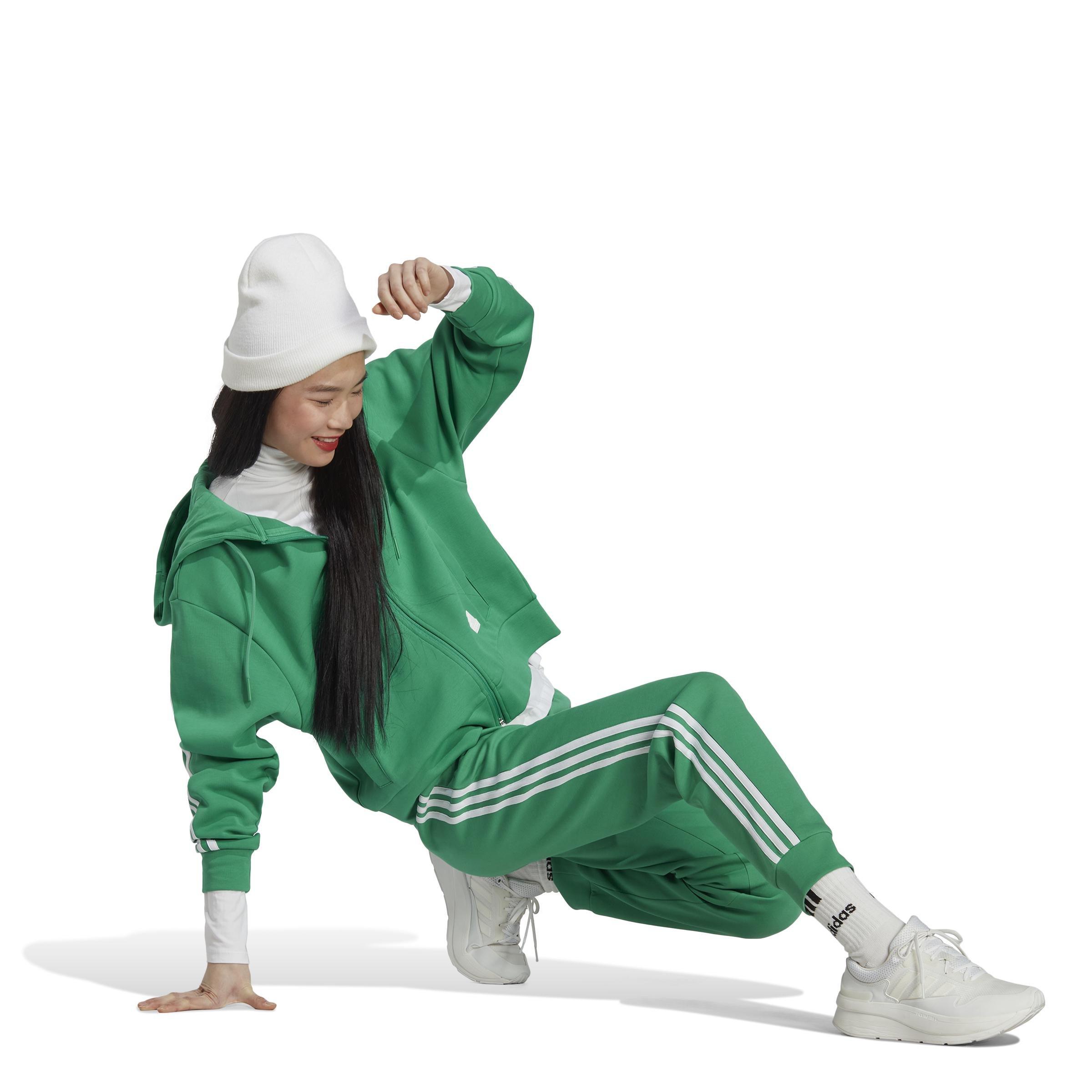 adidas Outlet Future Icons 3 Stripes Full Zip Hoodie Green Azadea Lebanon
