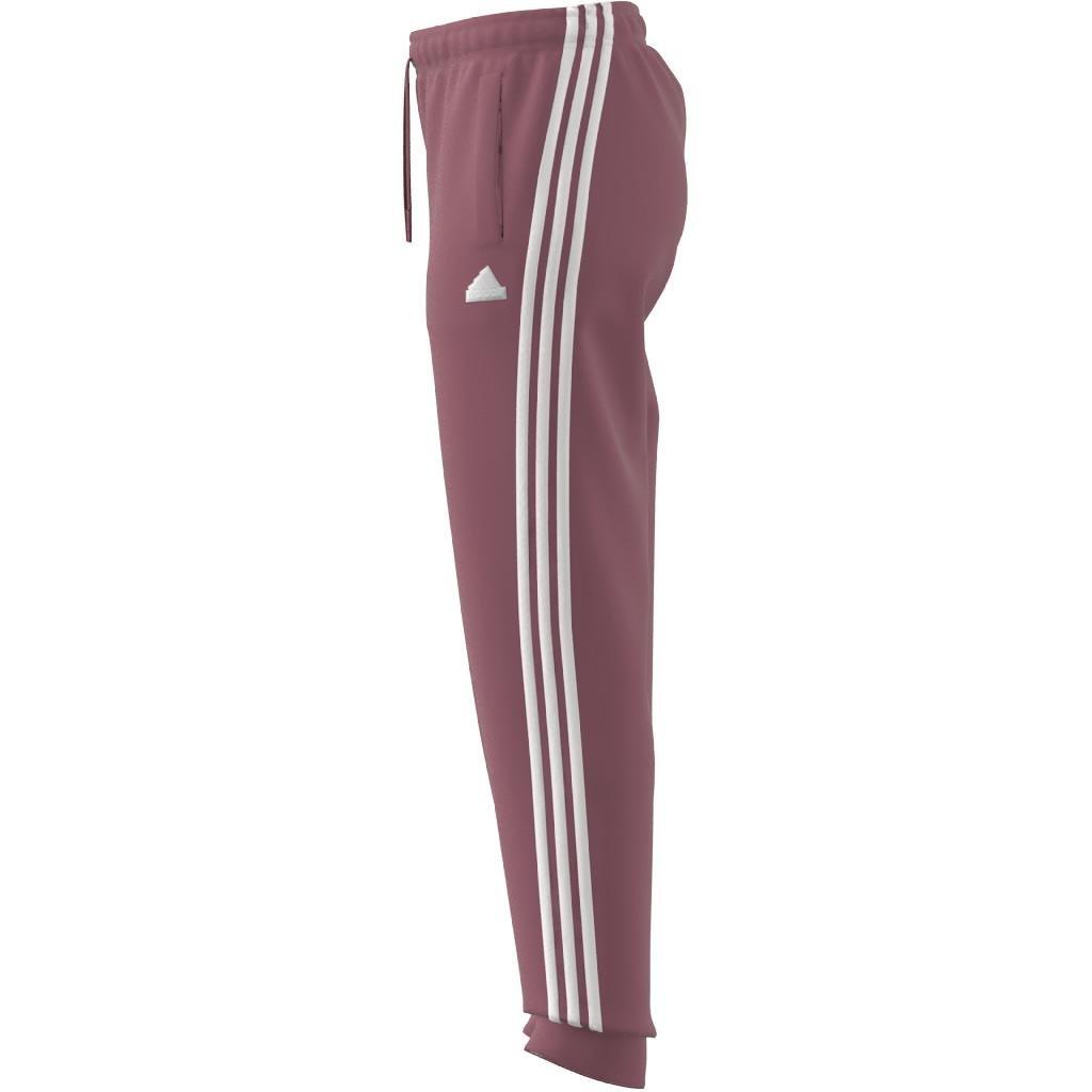 Future Icons 3-Stripes Regular Tracksuit Bottoms, Pink, A901_ONE, large image number 3