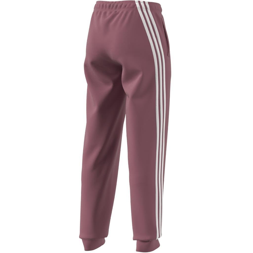 Future Icons 3-Stripes Regular Tracksuit Bottoms, Pink, A901_ONE, large image number 4