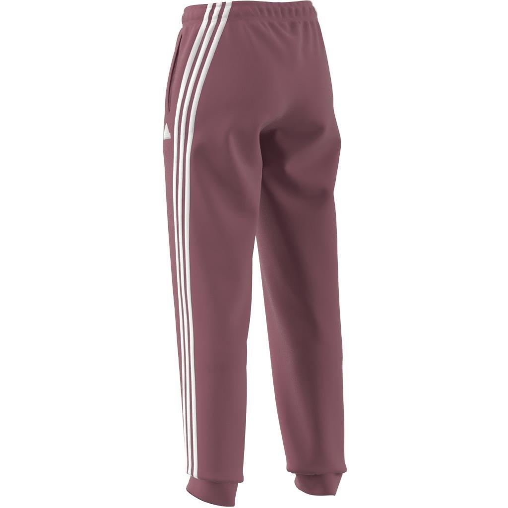 Future Icons 3-Stripes Regular Tracksuit Bottoms, Pink, , large image number 5