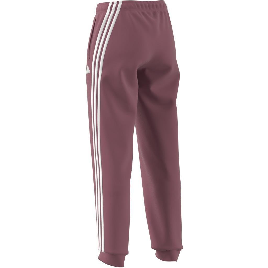 Future Icons 3-Stripes Regular Tracksuit Bottoms, Pink, A901_ONE, large image number 5