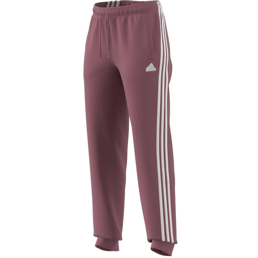 Future Icons 3-Stripes Regular Tracksuit Bottoms, Pink, A901_ONE, large image number 7