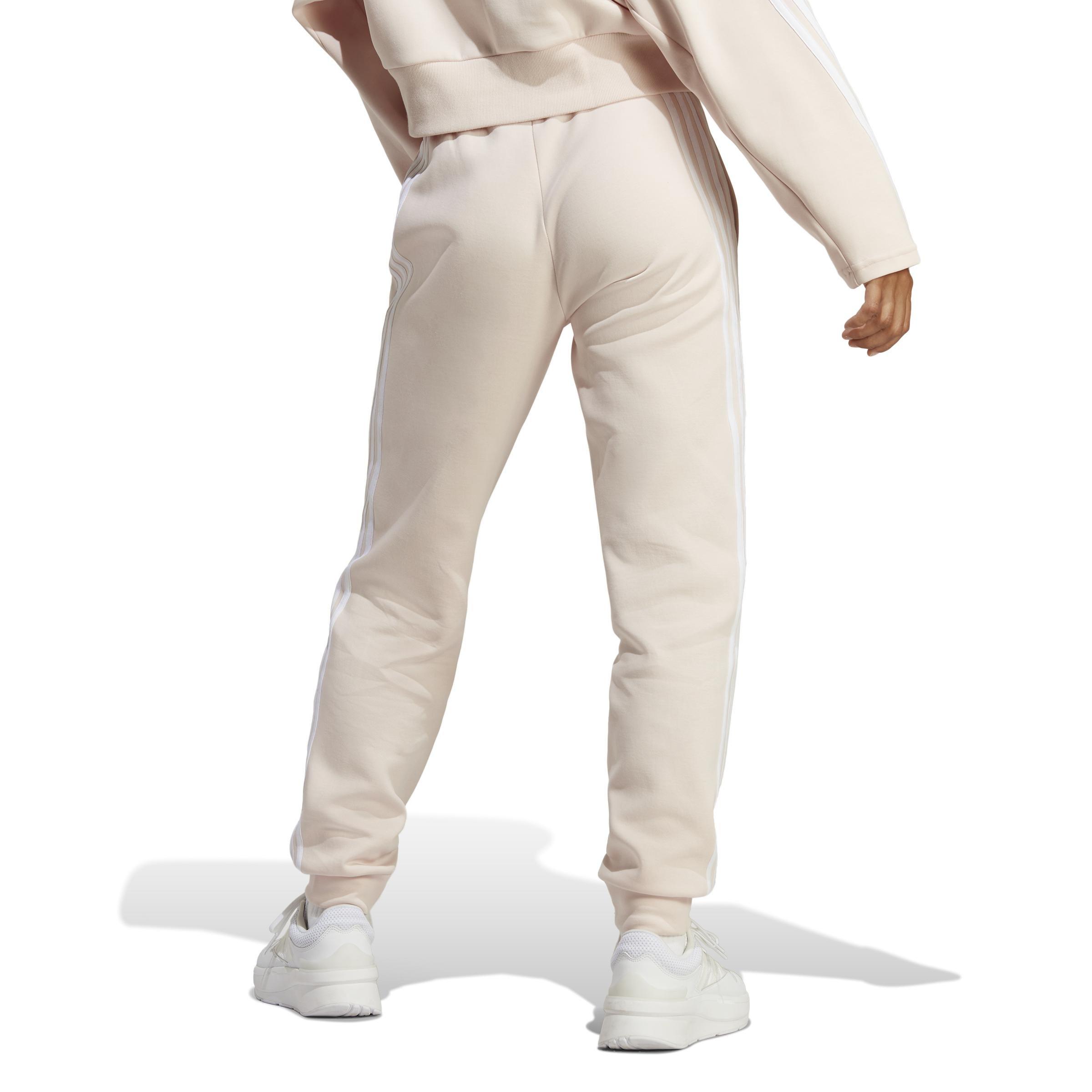 Future Icons 3-Stripes Regular Tracksuit Bottoms, Pink, A901_ONE, large image number 2