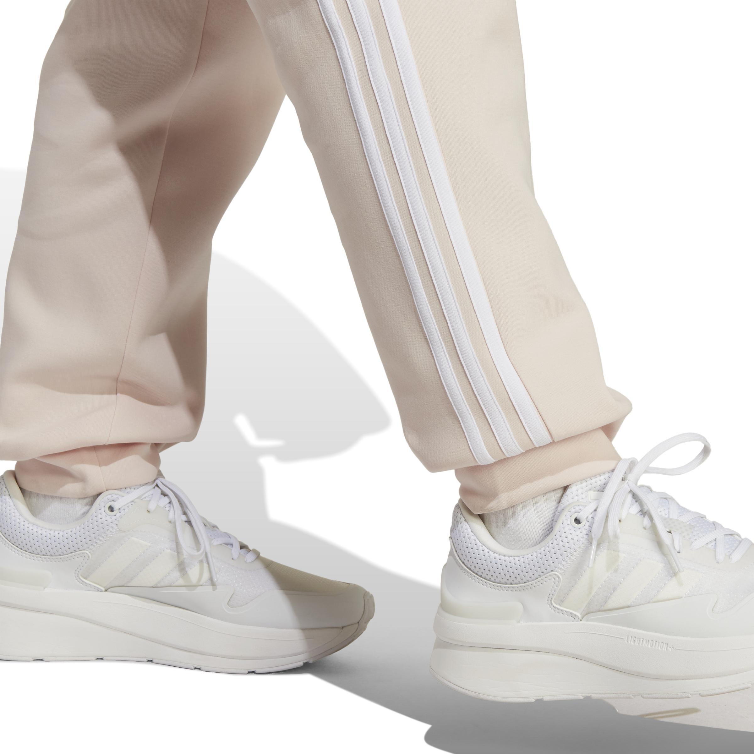 Future Icons 3-Stripes Regular Tracksuit Bottoms, Pink, A901_ONE, large image number 3