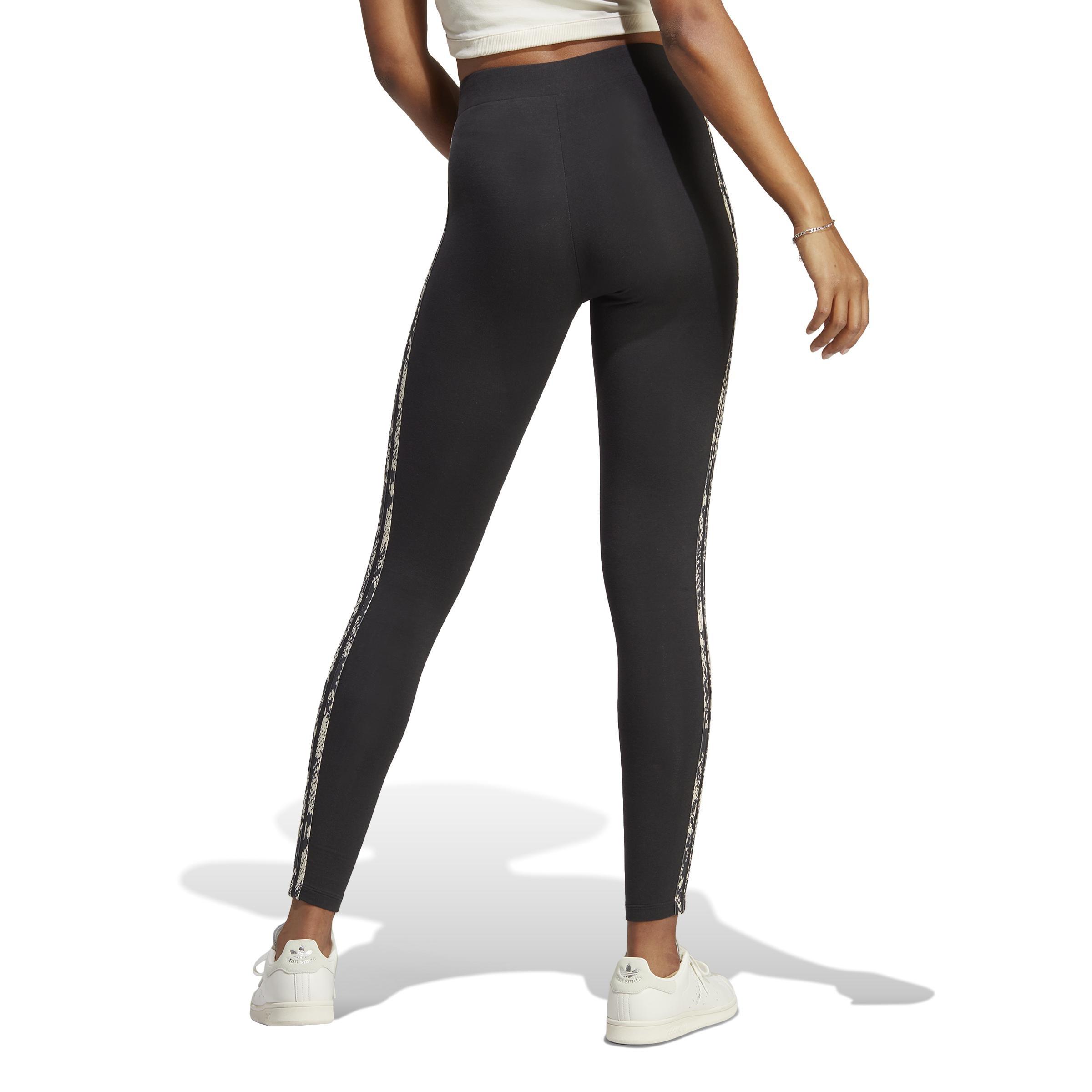 3-Stripes Print Leggings, Black, A901_ONE, large image number 2