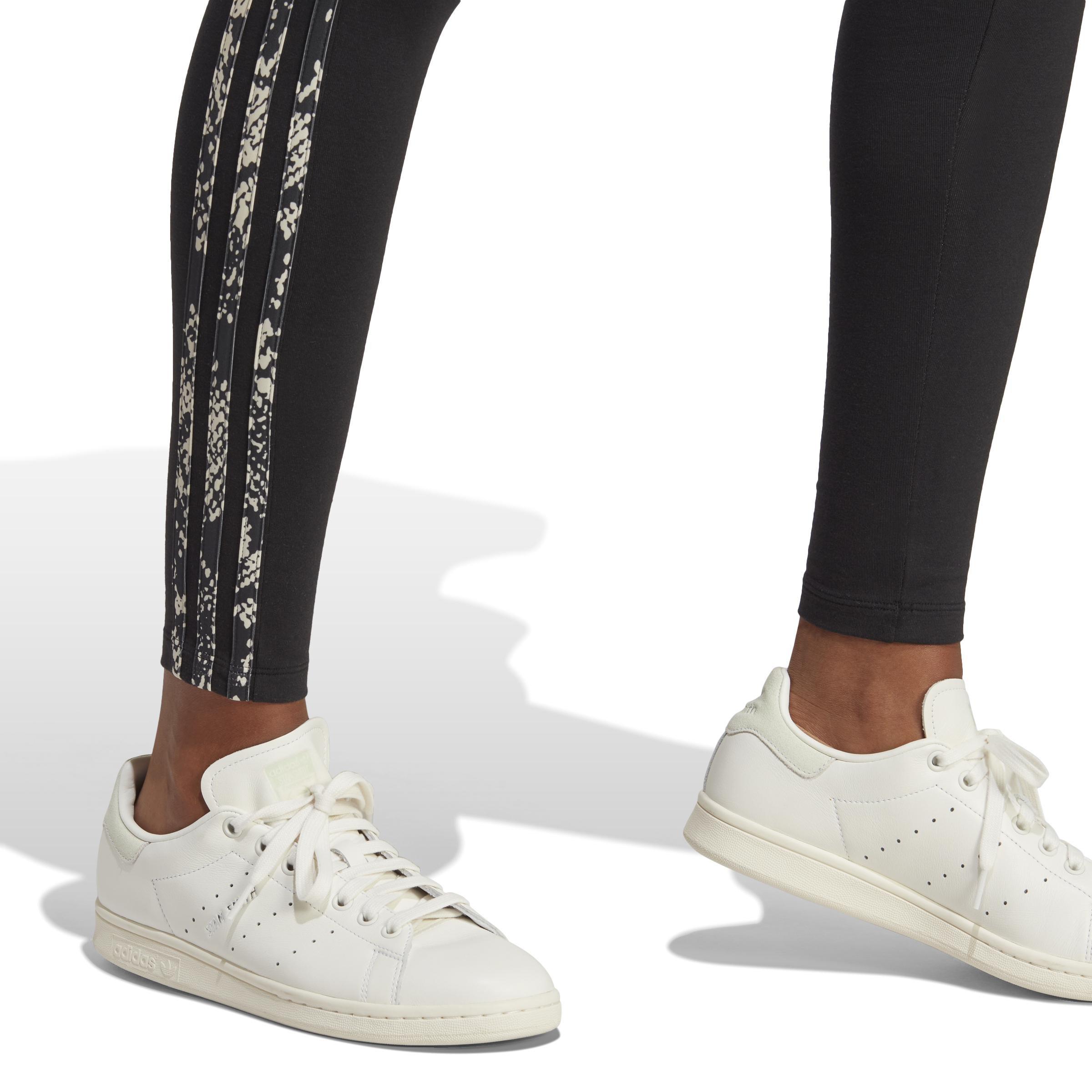 3-Stripes Print Leggings, Black, A901_ONE, large image number 4