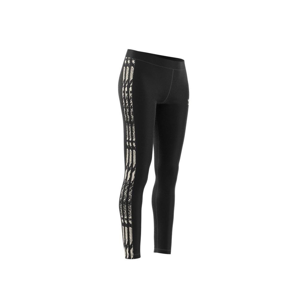 3-Stripes Print Leggings, Black, , large image number 5