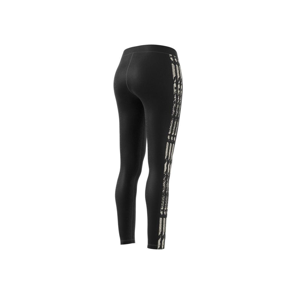 3-Stripes Print Leggings, Black, A901_ONE, large image number 7