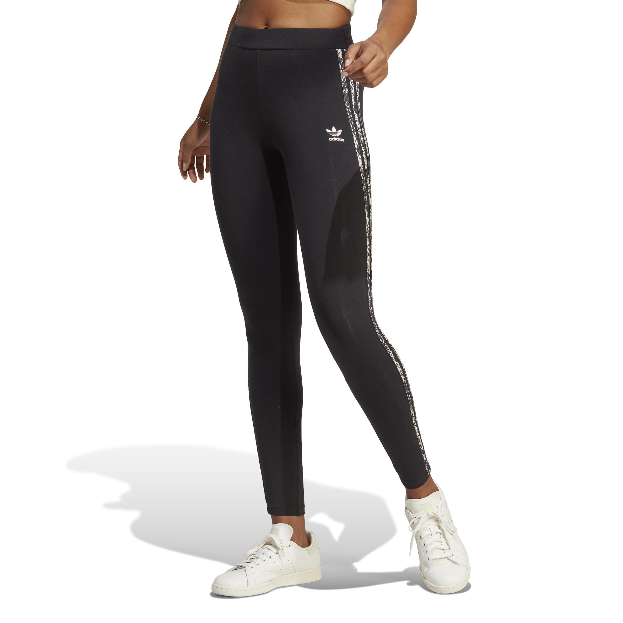 Adidas logo taped store leggings