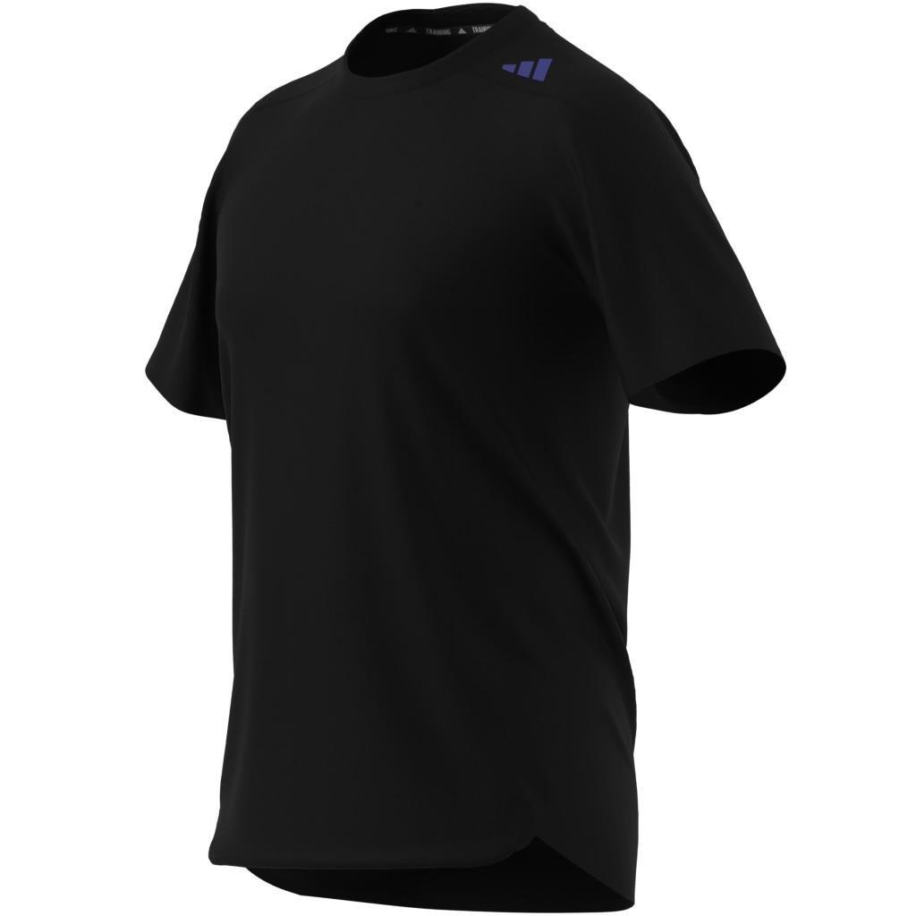 Designed 4 Training Hiit T-Shirt, Black, A901_ONE, large image number 8