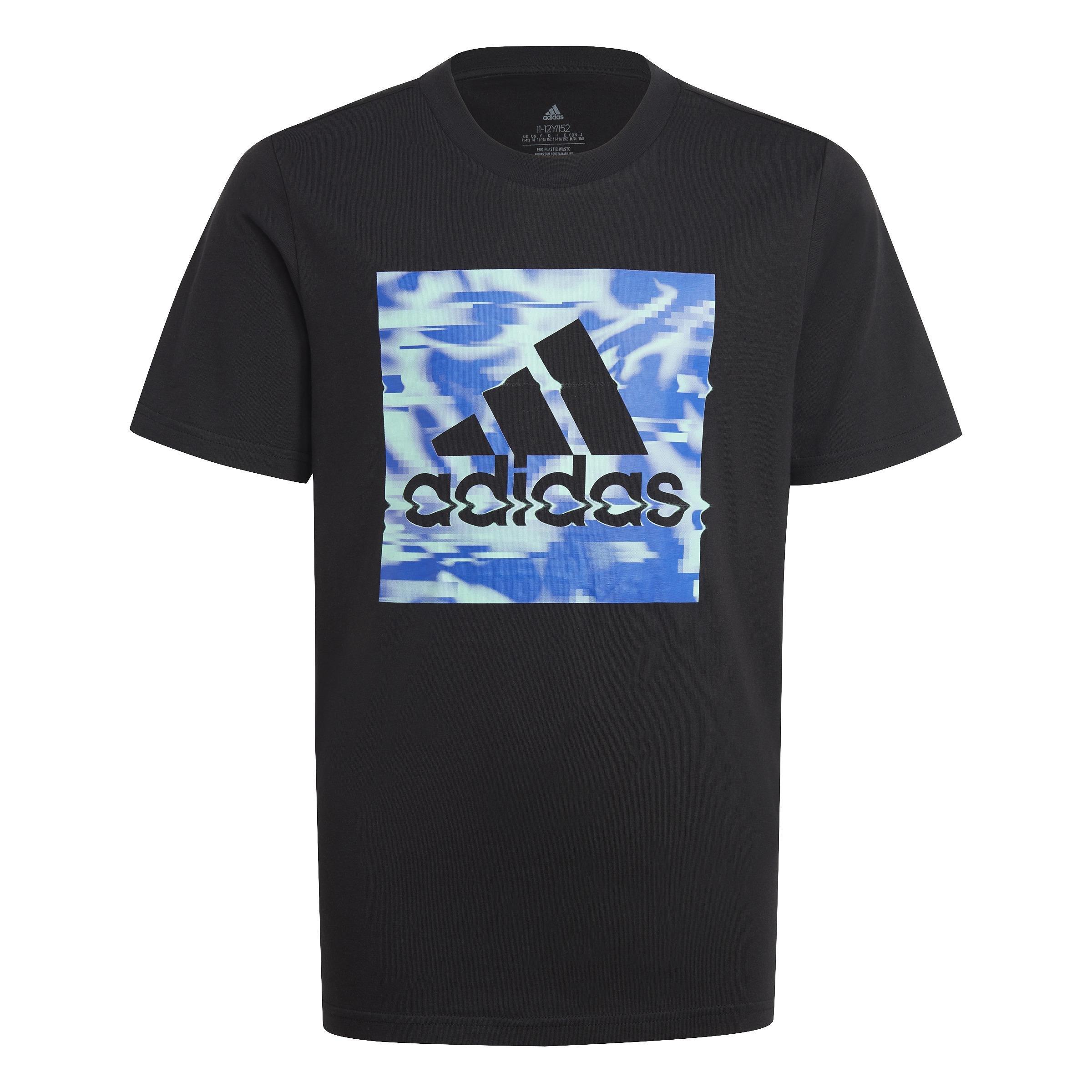 Unisex Kids Gaming Graphic T-Shirt, Black, , large image number 0