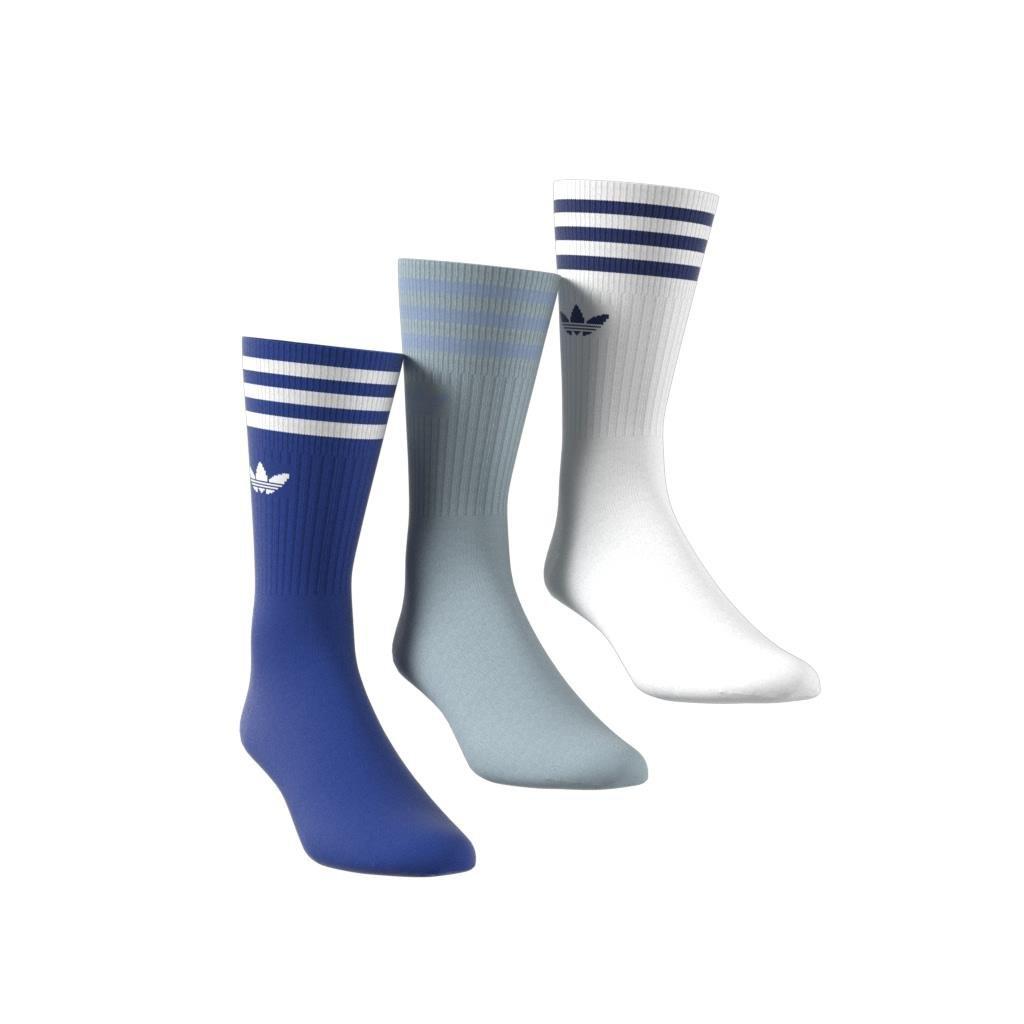 Unisex Crew Socks 3 Pairs, White, A901_ONE, large image number 1