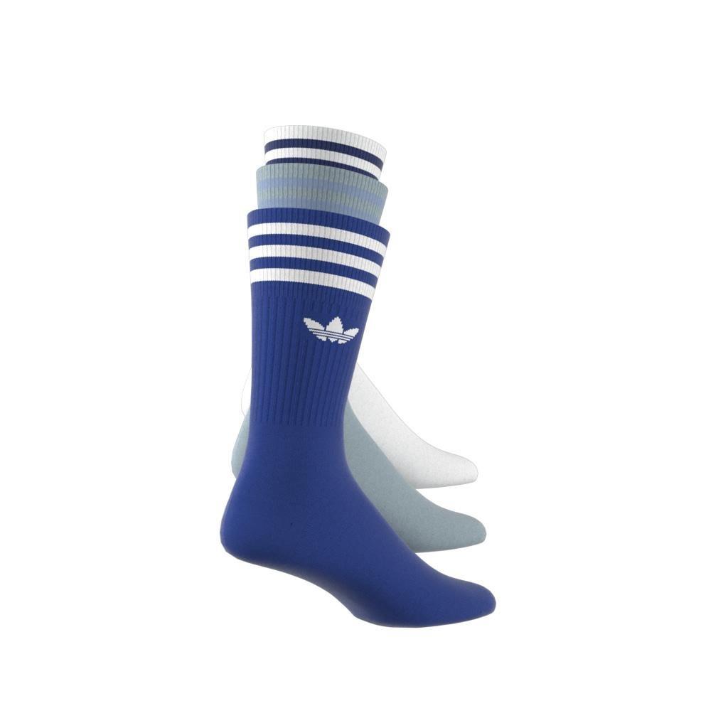 Unisex Crew Socks 3 Pairs, Multicolour, , large image number 3