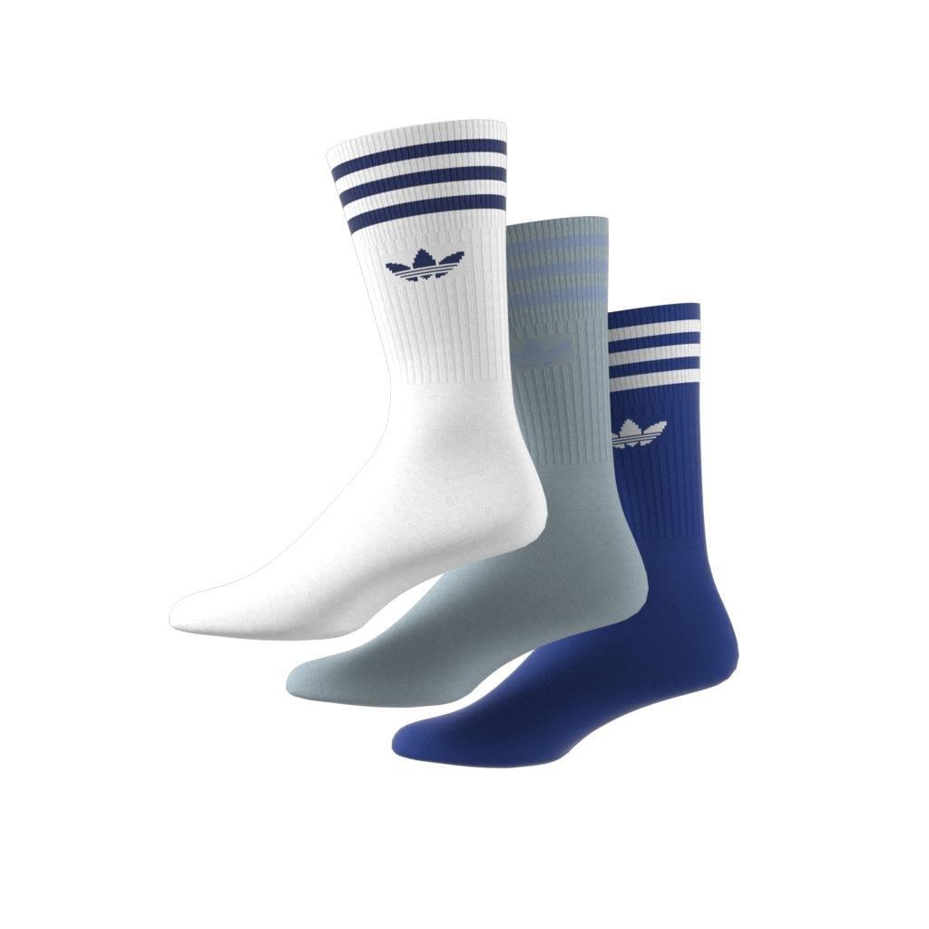 Unisex Crew Socks 3 Pairs, White, A901_ONE, large image number 5