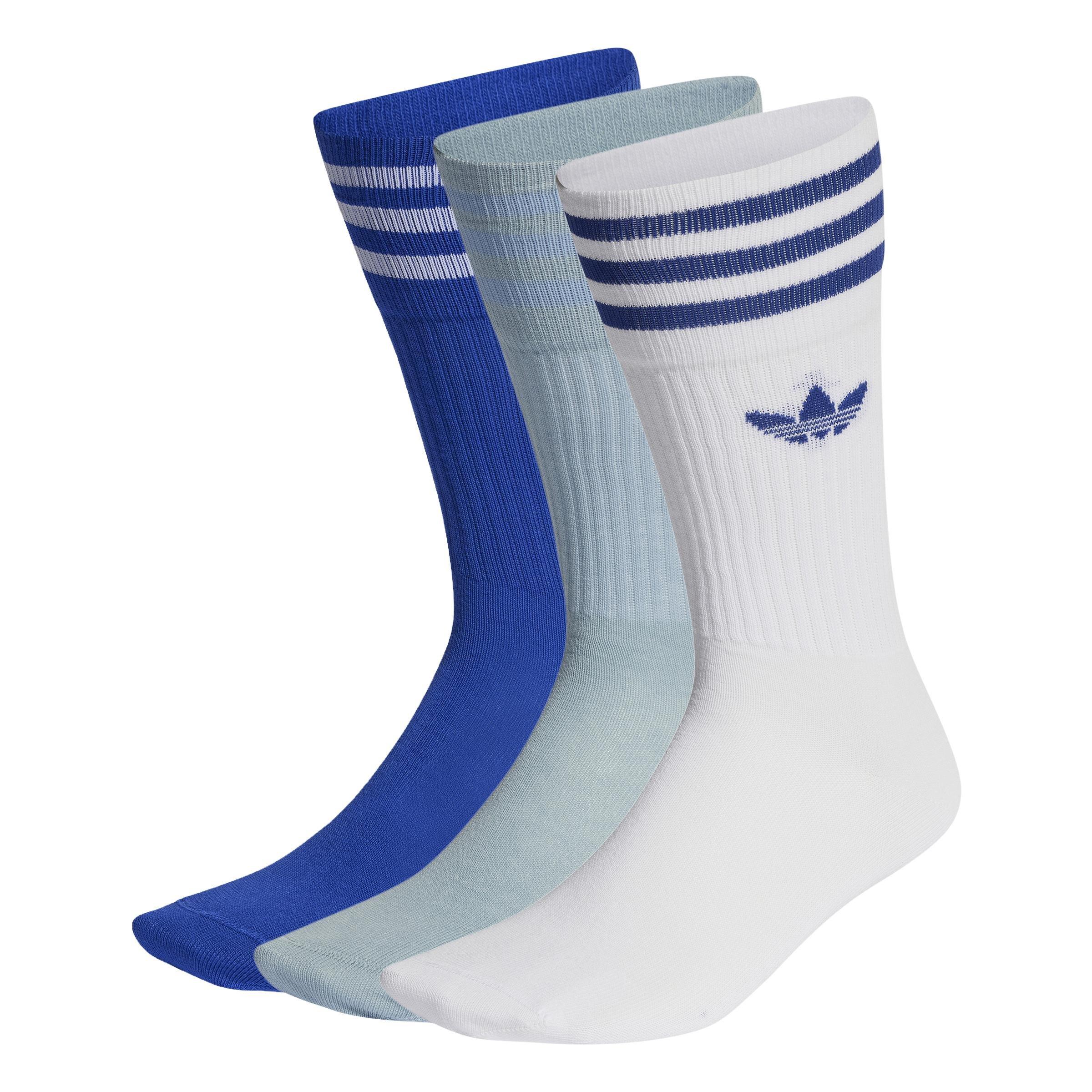 Unisex Crew Socks 3 Pairs, White, A901_ONE, large image number 7