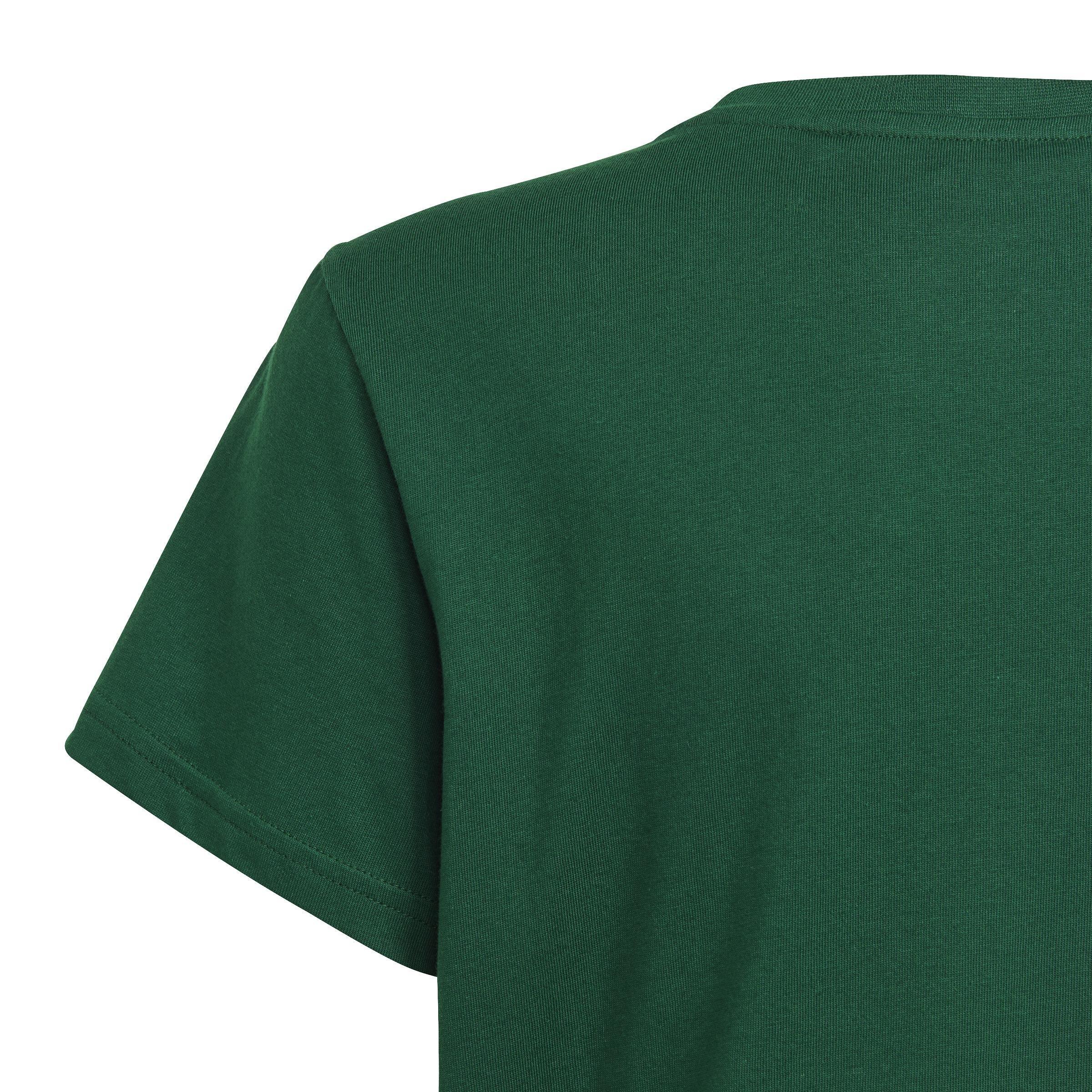 Unisex Kids Trefoil T-Shirt, Green, A901_ONE, large image number 4