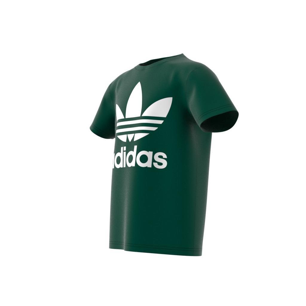 Unisex Kids Trefoil T-Shirt, Green, A901_ONE, large image number 9