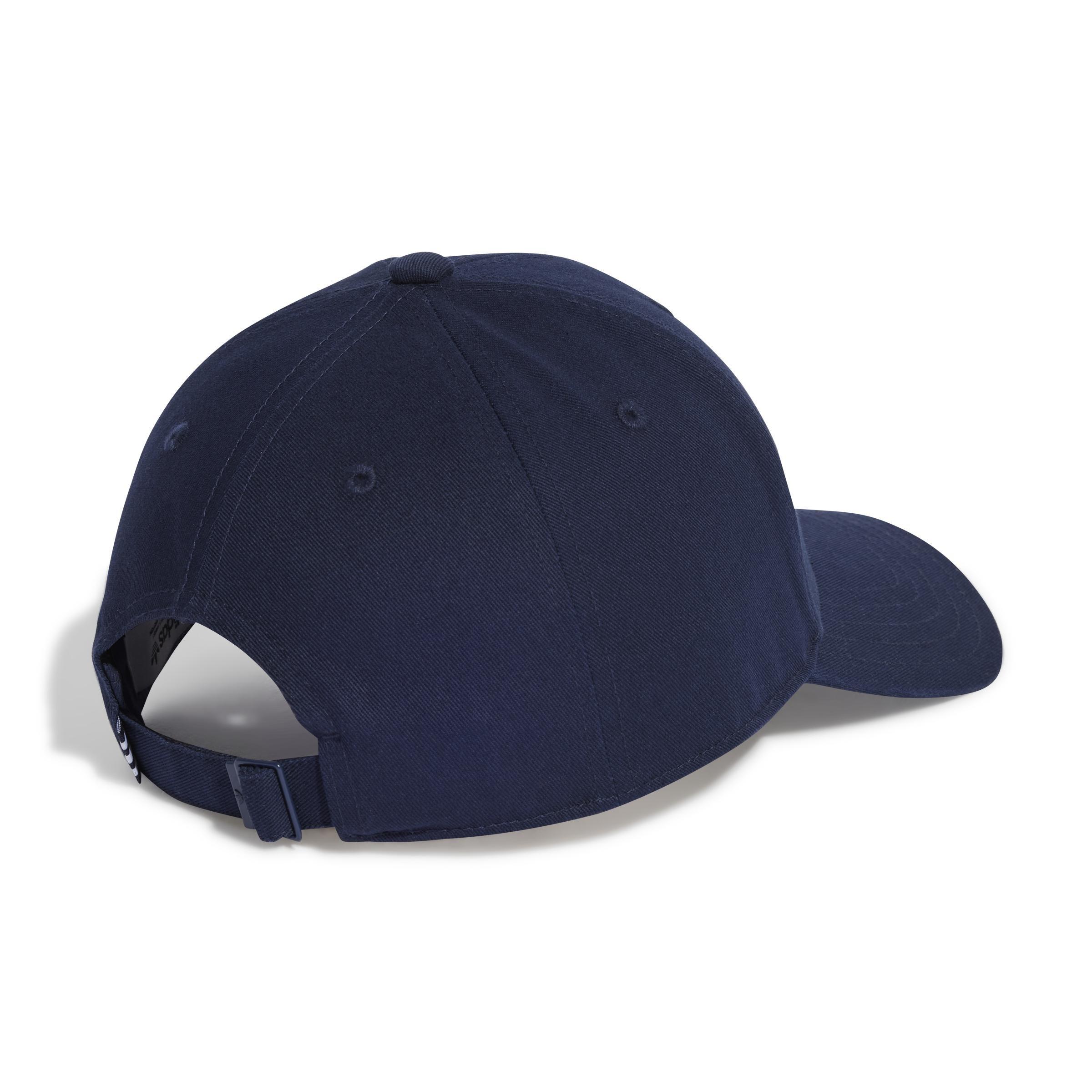Unisex Trefoil Baseball Cap, Blue, A901_ONE, large image number 1