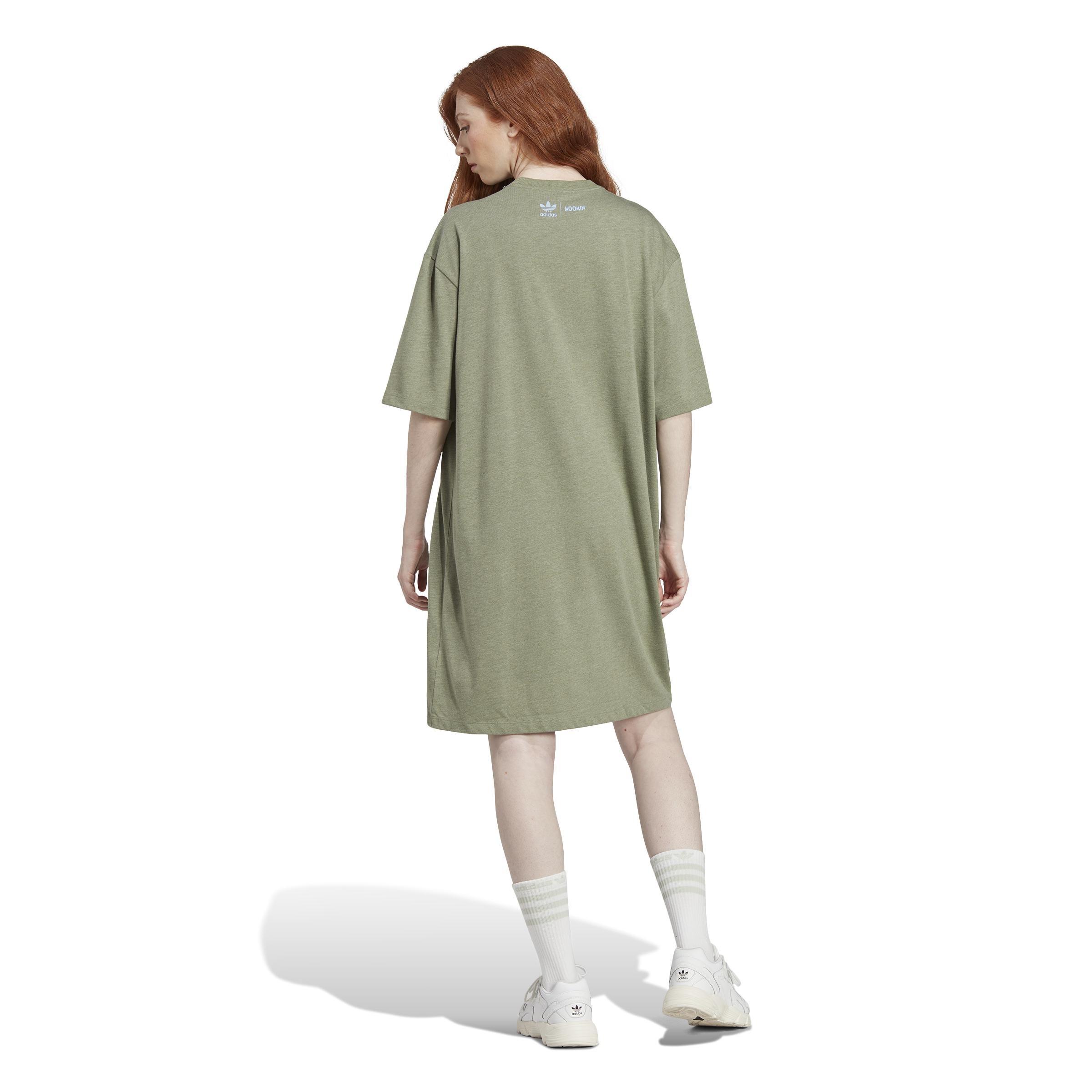 Originals Moomin Tee Dress, Green, A901_ONE, large image number 3