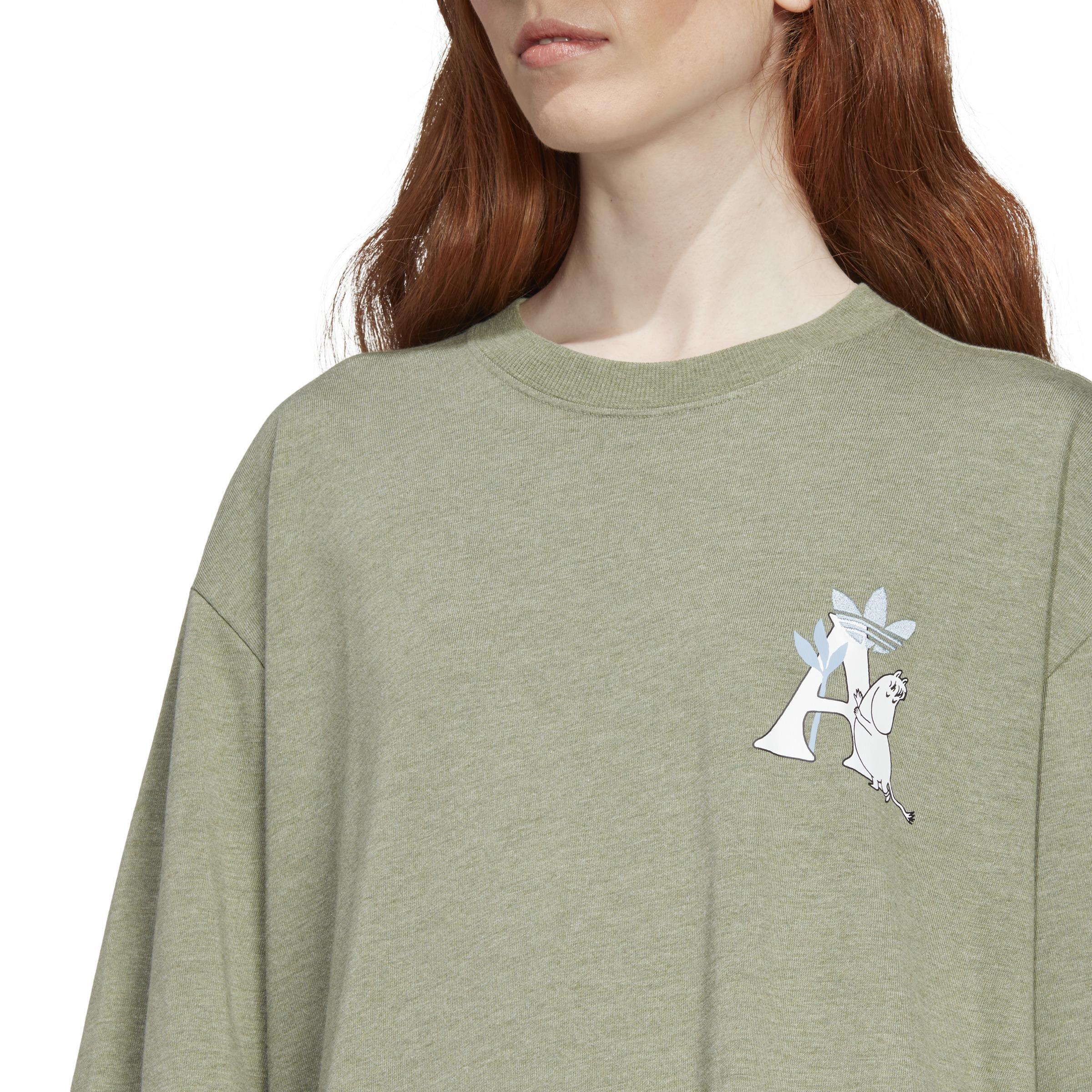 Originals Moomin Tee Dress, Green, A901_ONE, large image number 4