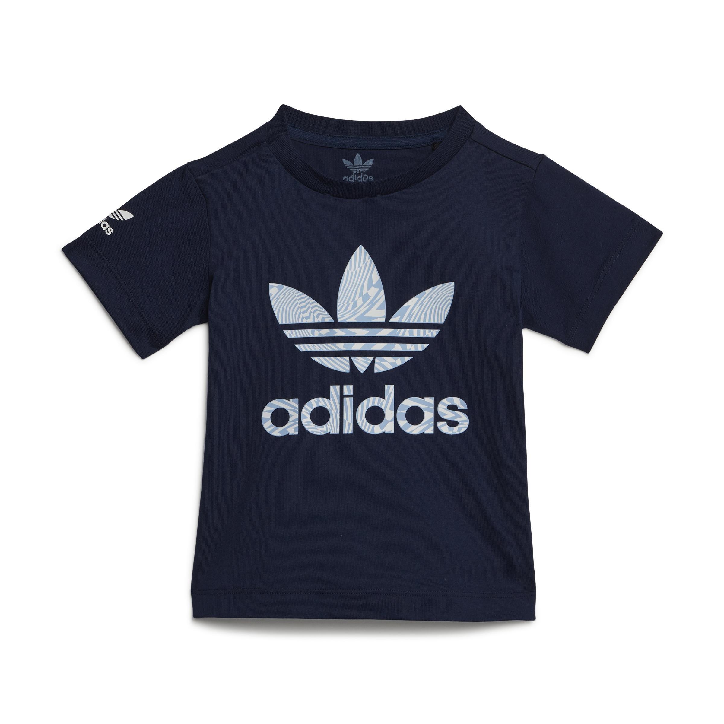 adidas Rekive Shorts and Tee Set, Blue, A901_ONE, large image number 9