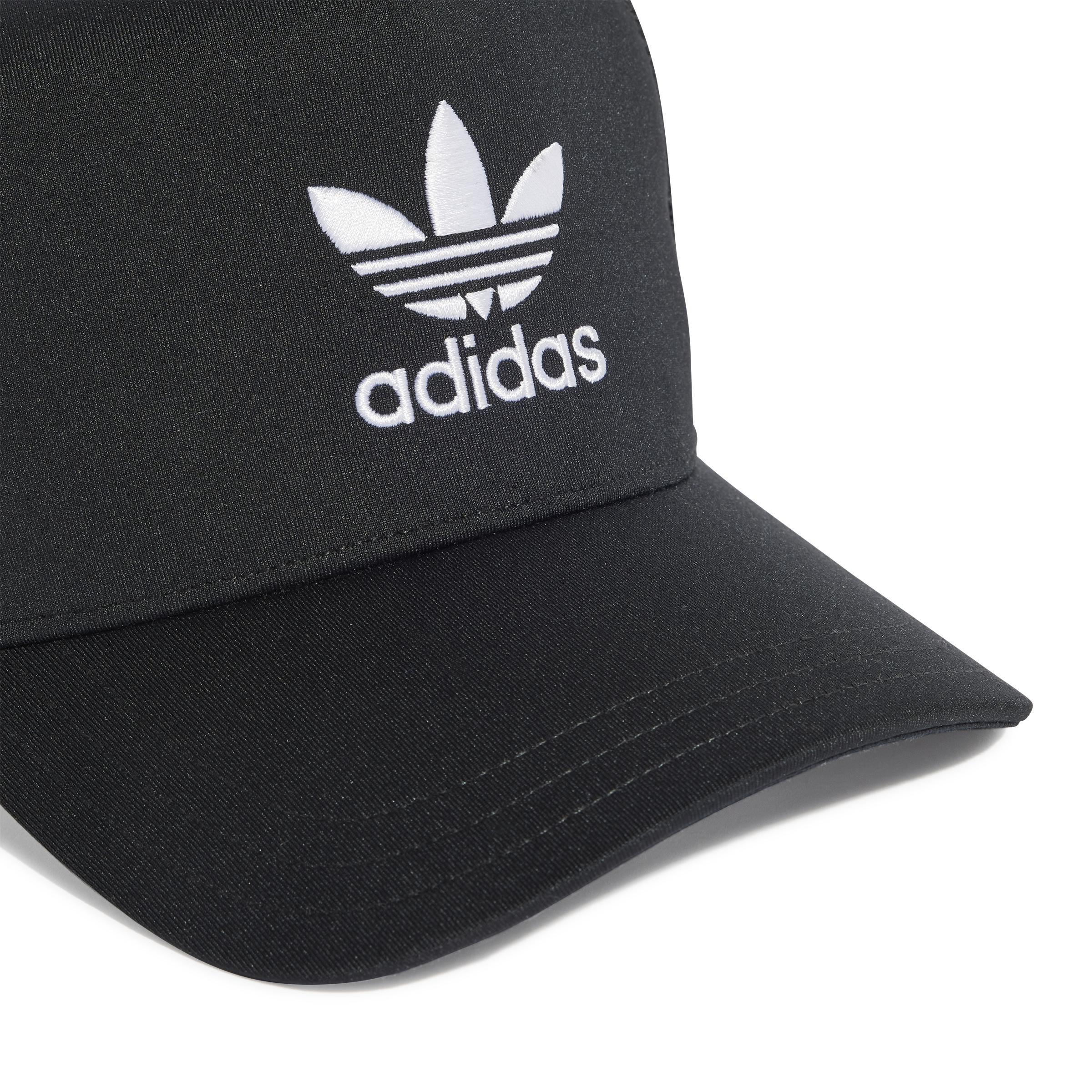 Unisex Adicolor Classic Curved Foam Trucker Cap, Black, A901_ONE, large image number 3