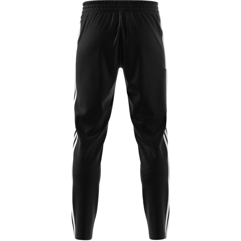 Essentials Single Jersey Tapered Open Hem 3-Stripes Joggers, Black, A901_ONE, large image number 2