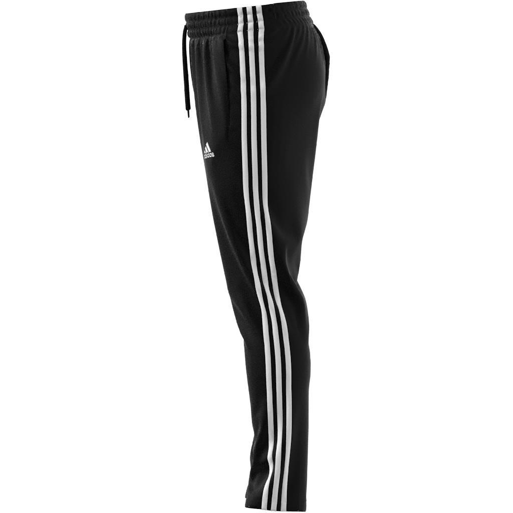 Essentials Single Jersey Tapered Open Hem 3-Stripes Joggers, Black, A901_ONE, large image number 5