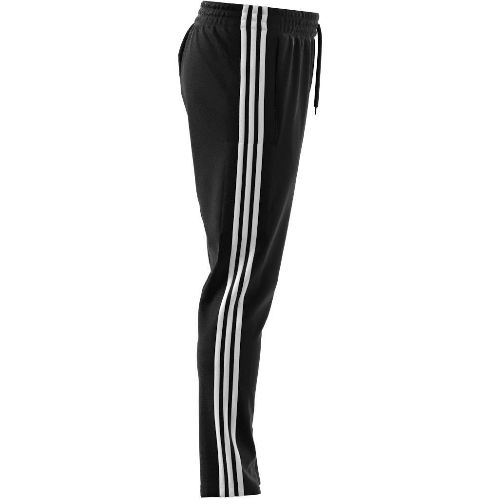 Essentials Single Jersey Tapered Open Hem 3-Stripes Joggers, Black, A901_ONE, large image number 9