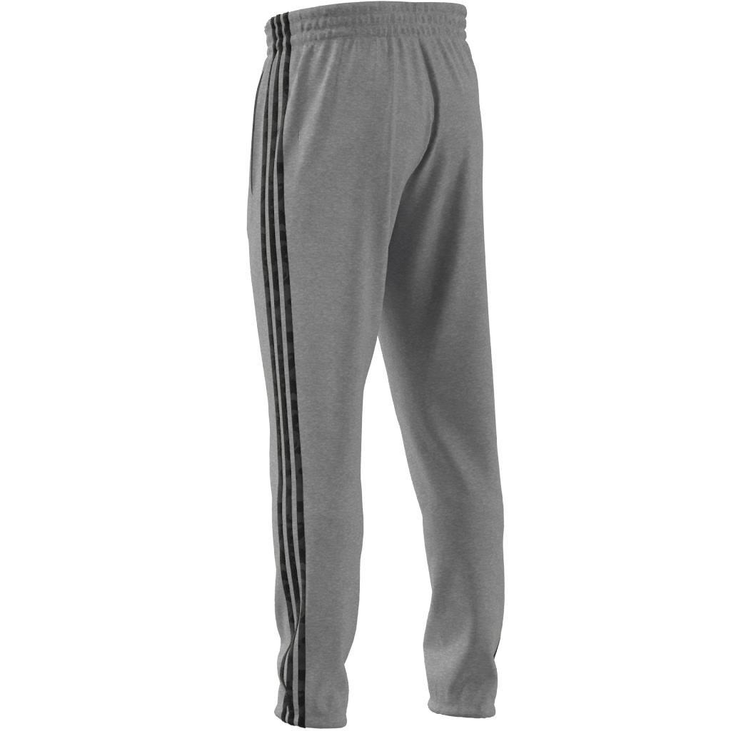 Essentials French Terry Tapered Elastic Cuff 3-Stripes Joggers, Grey, A901_ONE, large image number 6