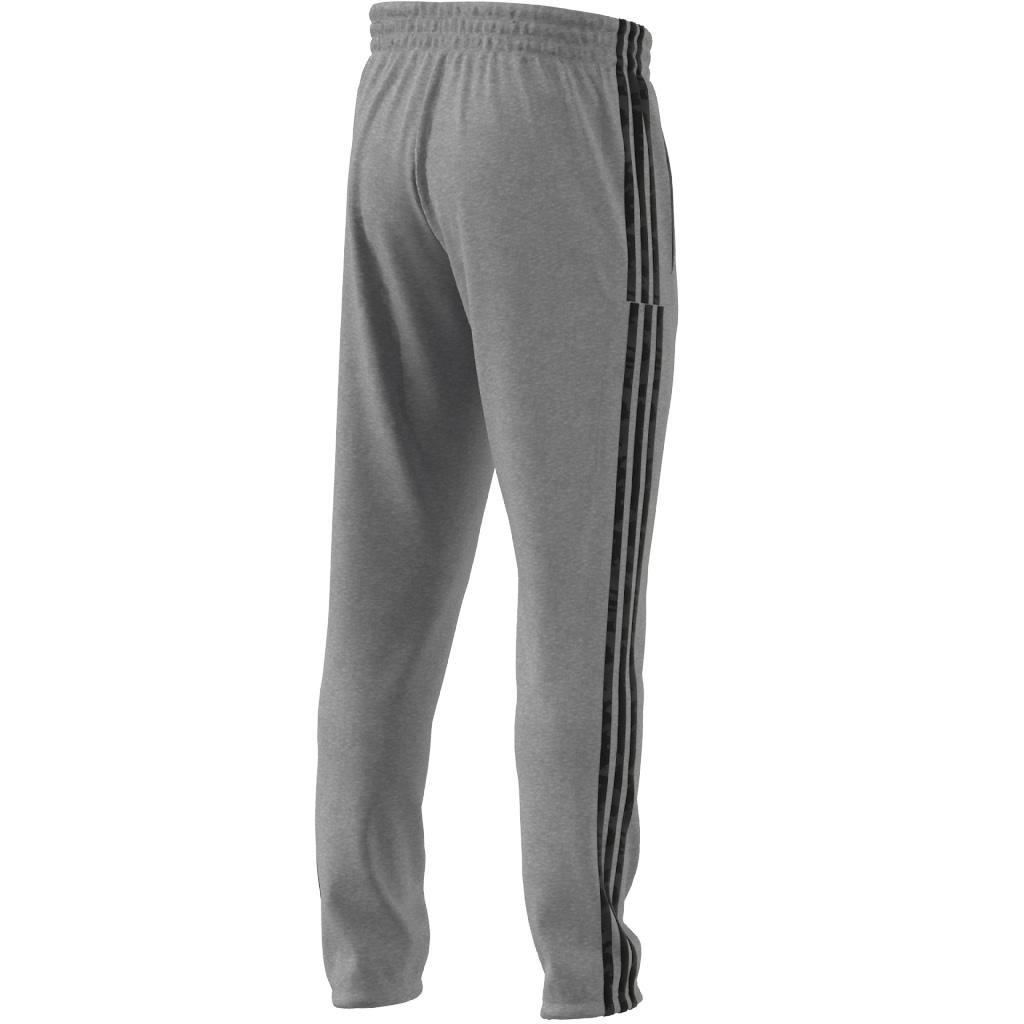 Essentials French Terry Tapered Elastic Cuff 3-Stripes Joggers, Grey, A901_ONE, large image number 7