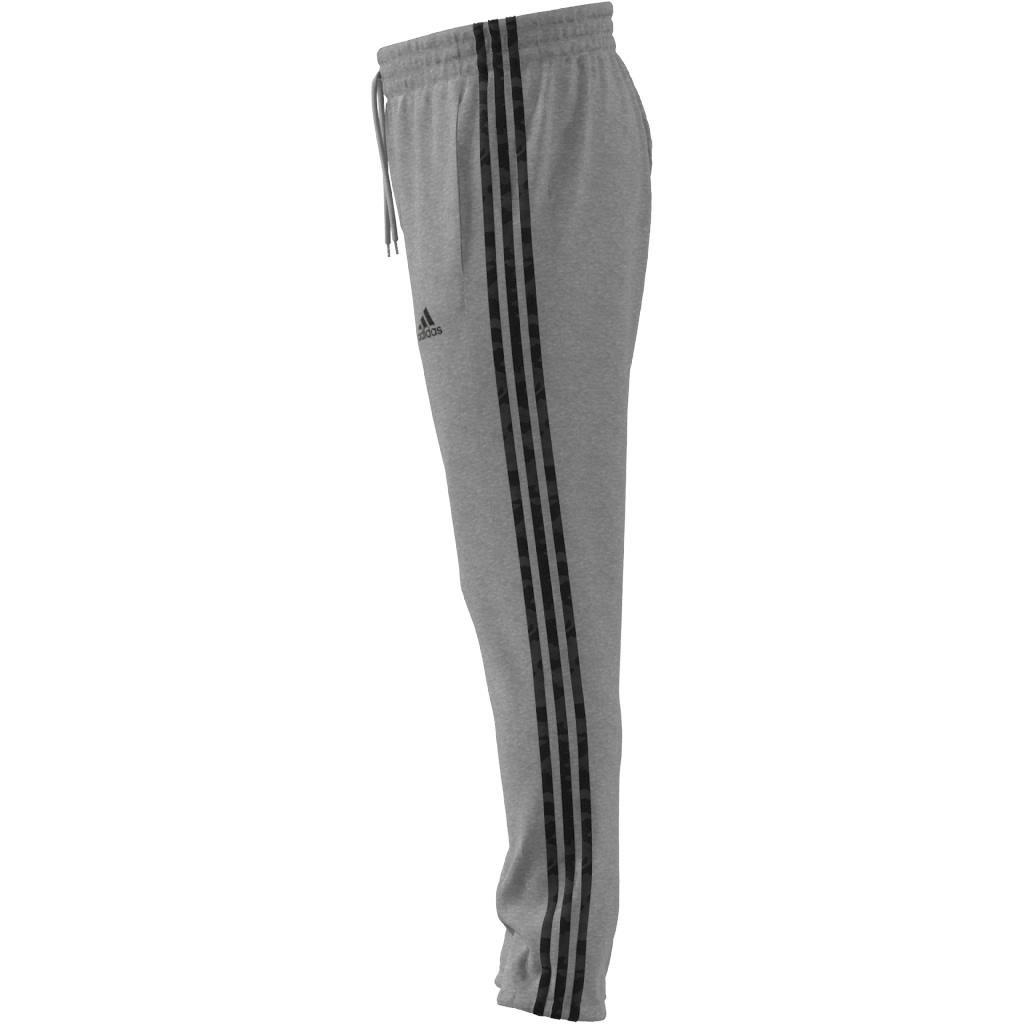 Essentials French Terry Tapered Elastic Cuff 3-Stripes Joggers, Grey, A901_ONE, large image number 8