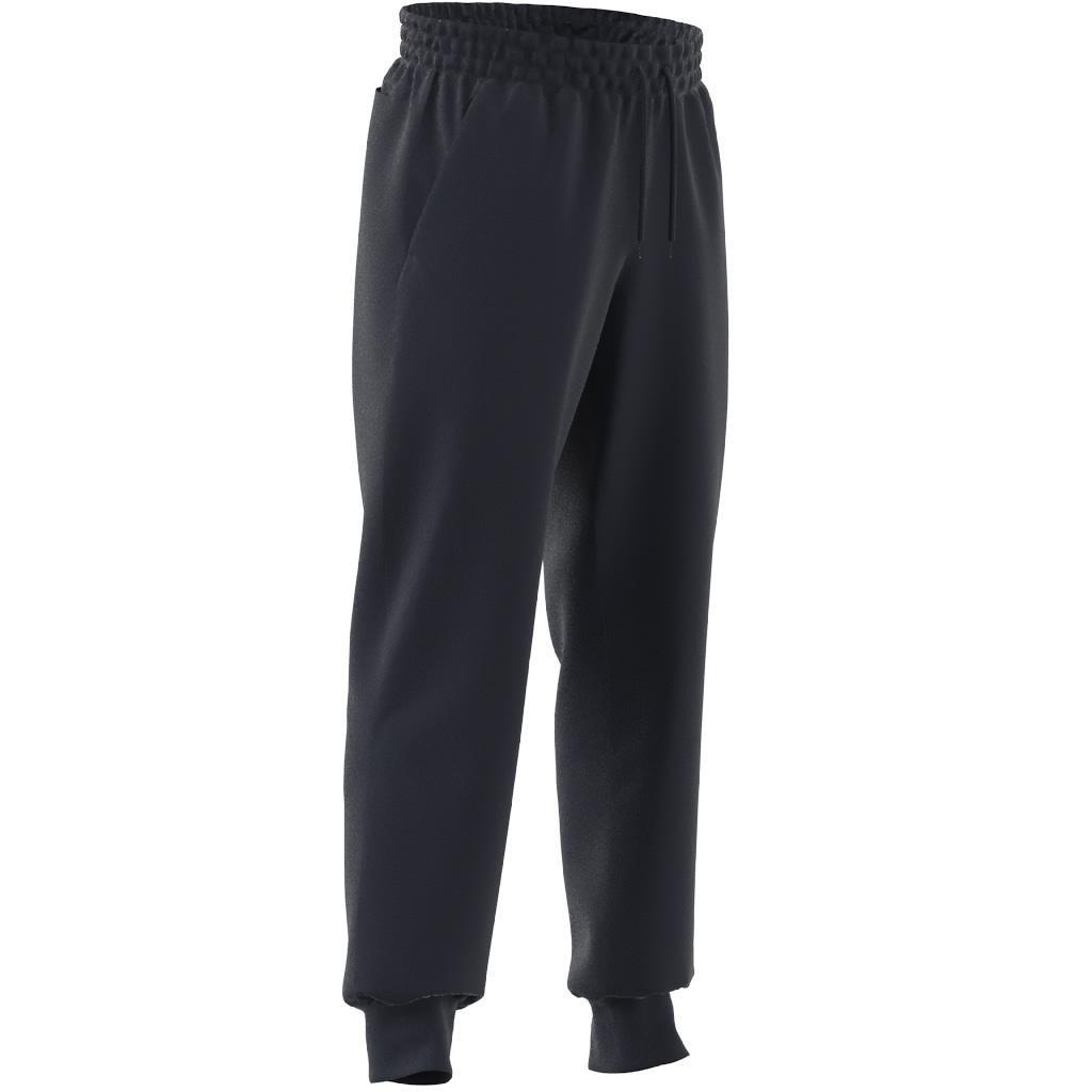 AEROREADY Essentials Stanford Tapered Cuff Embroidered Small Logo Tracksuit Bottoms, Blue, A901_ONE, large image number 12