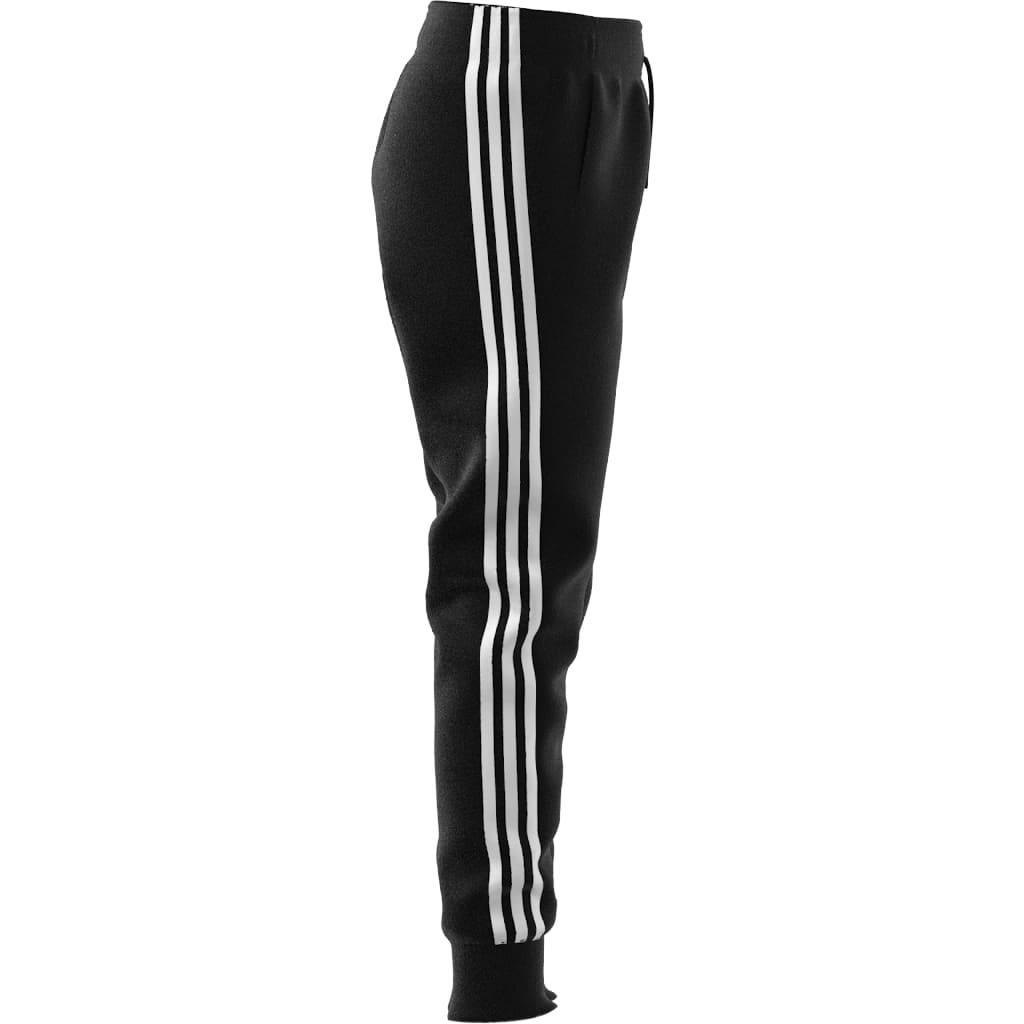 Kids Unisex Future Icons 3-Stripes Cotton Tracksuit Bottoms, Black, A901_ONE, large image number 9