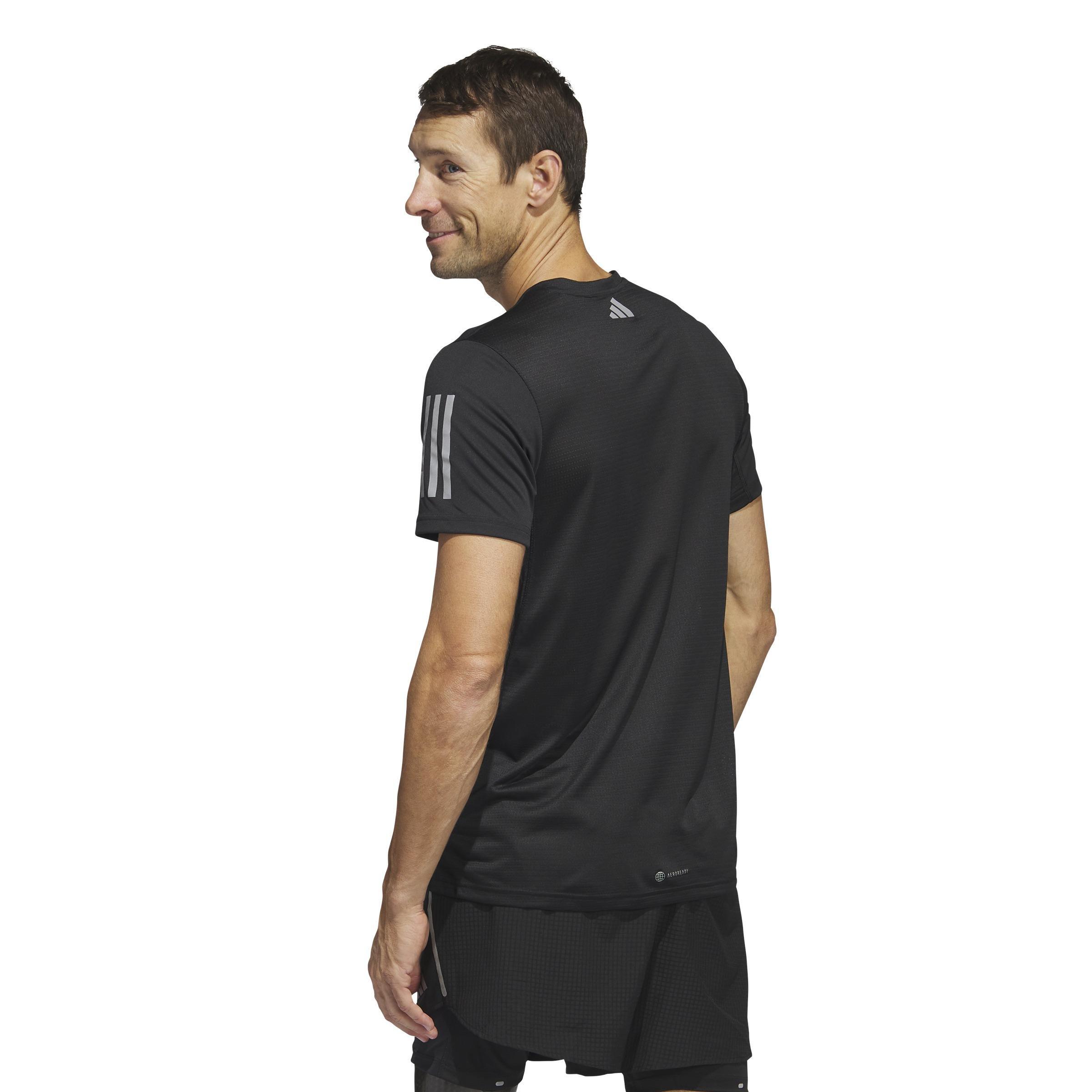 Global Running Short Sleeve T-Shirt, Black, A901_ONE, large image number 3