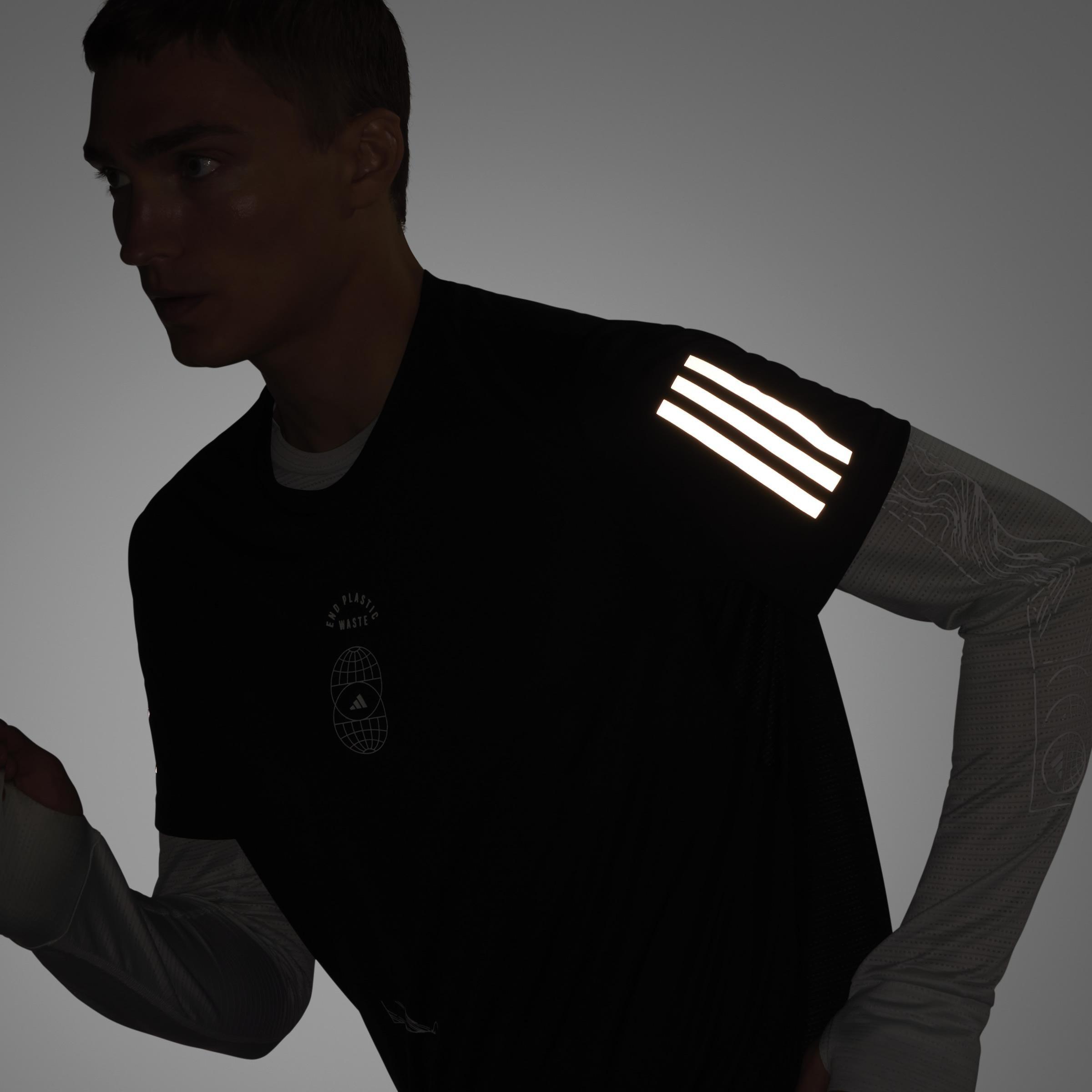 Global Running Short Sleeve T-Shirt, Black, A901_ONE, large image number 6