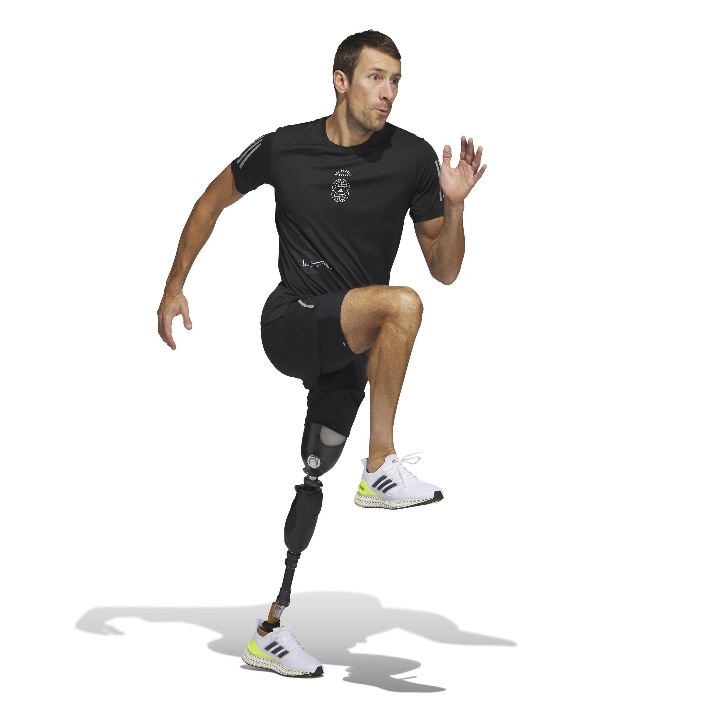 Global Running Short Sleeve T-Shirt, Black, A901_ONE, large image number 9