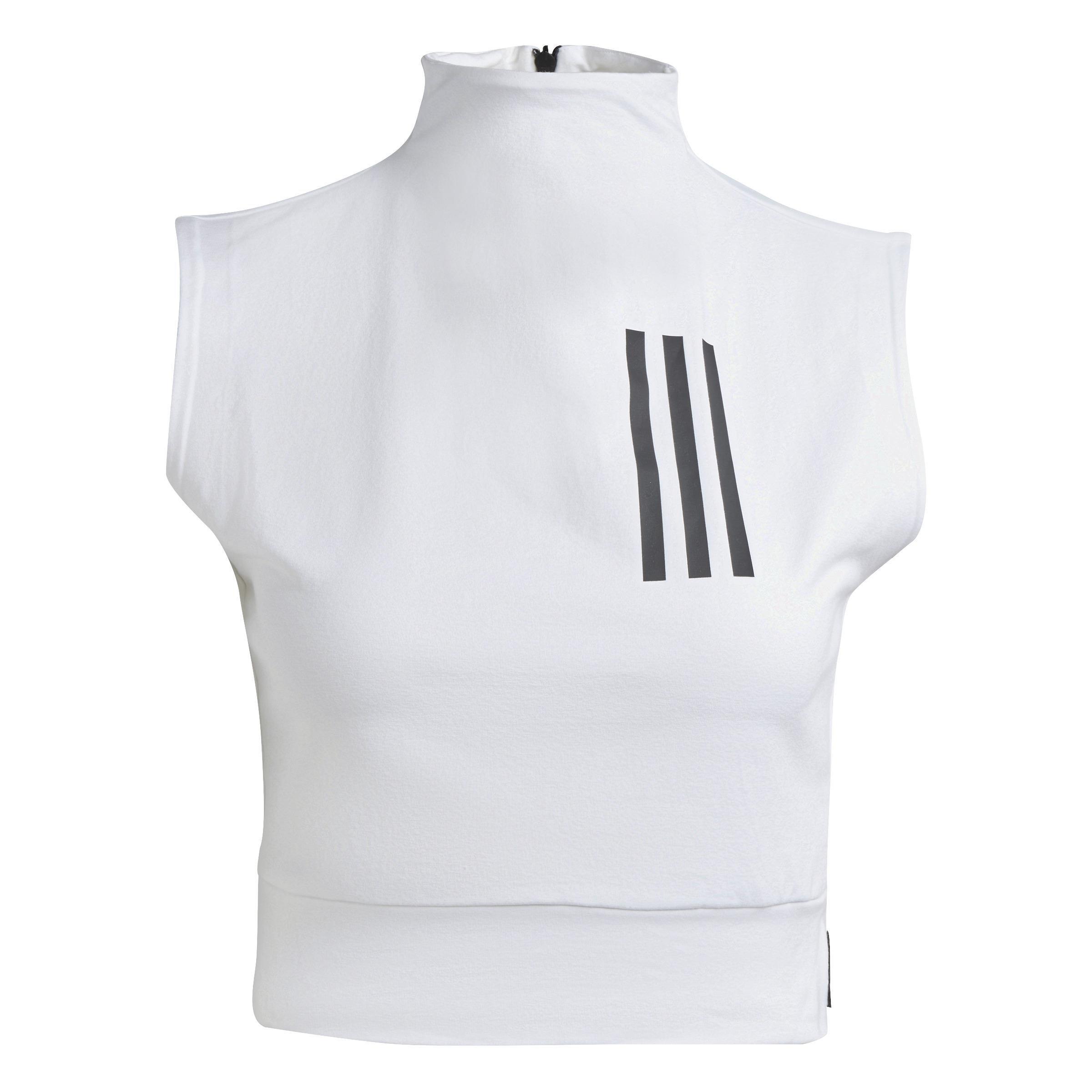 Mission Victory Sleeveless Cropped Top, White, A901_ONE, large image number 2